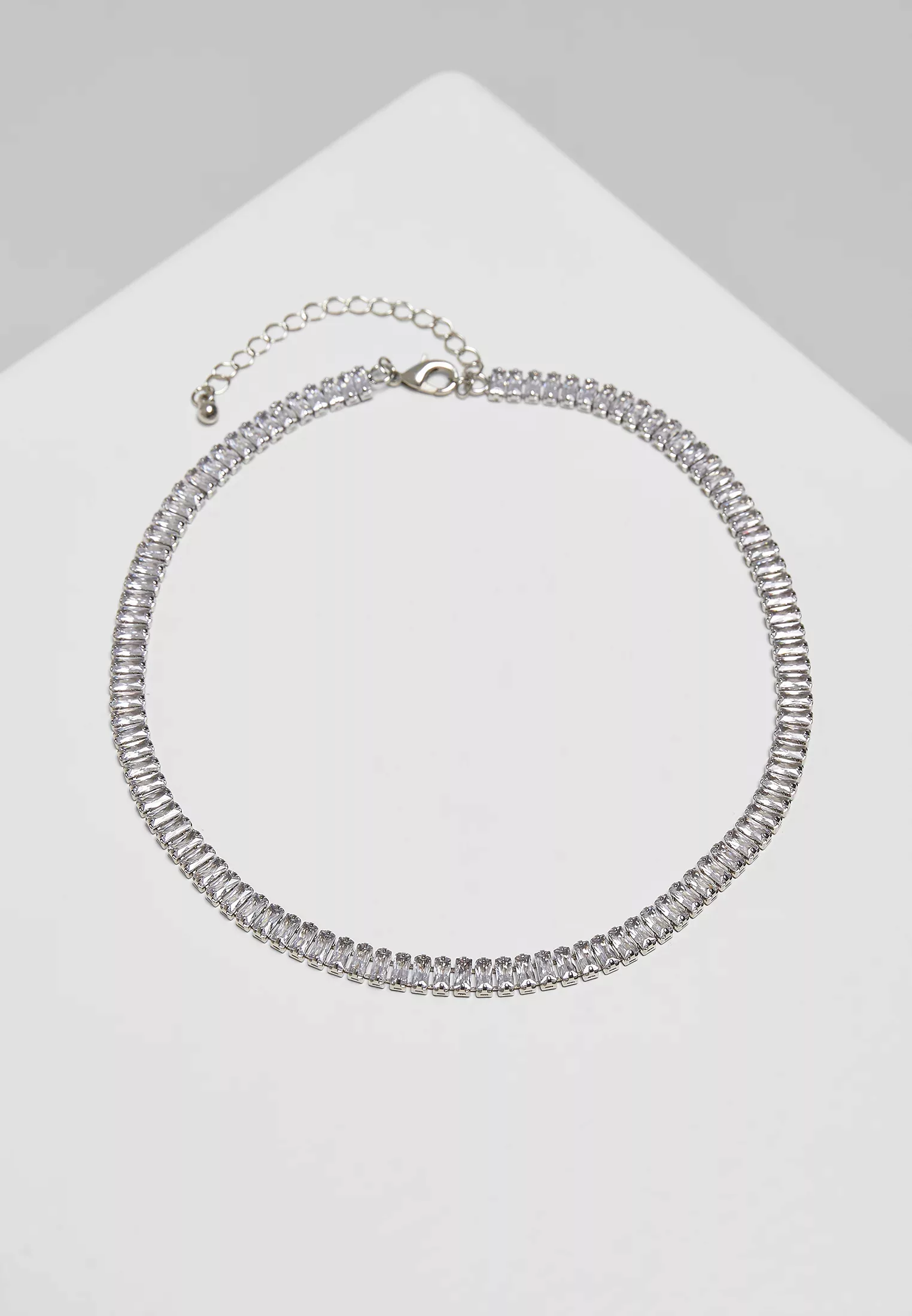 URBAN CLASSICS Edelstahlkette "Accessoires Short Crystal Necklace" günstig online kaufen