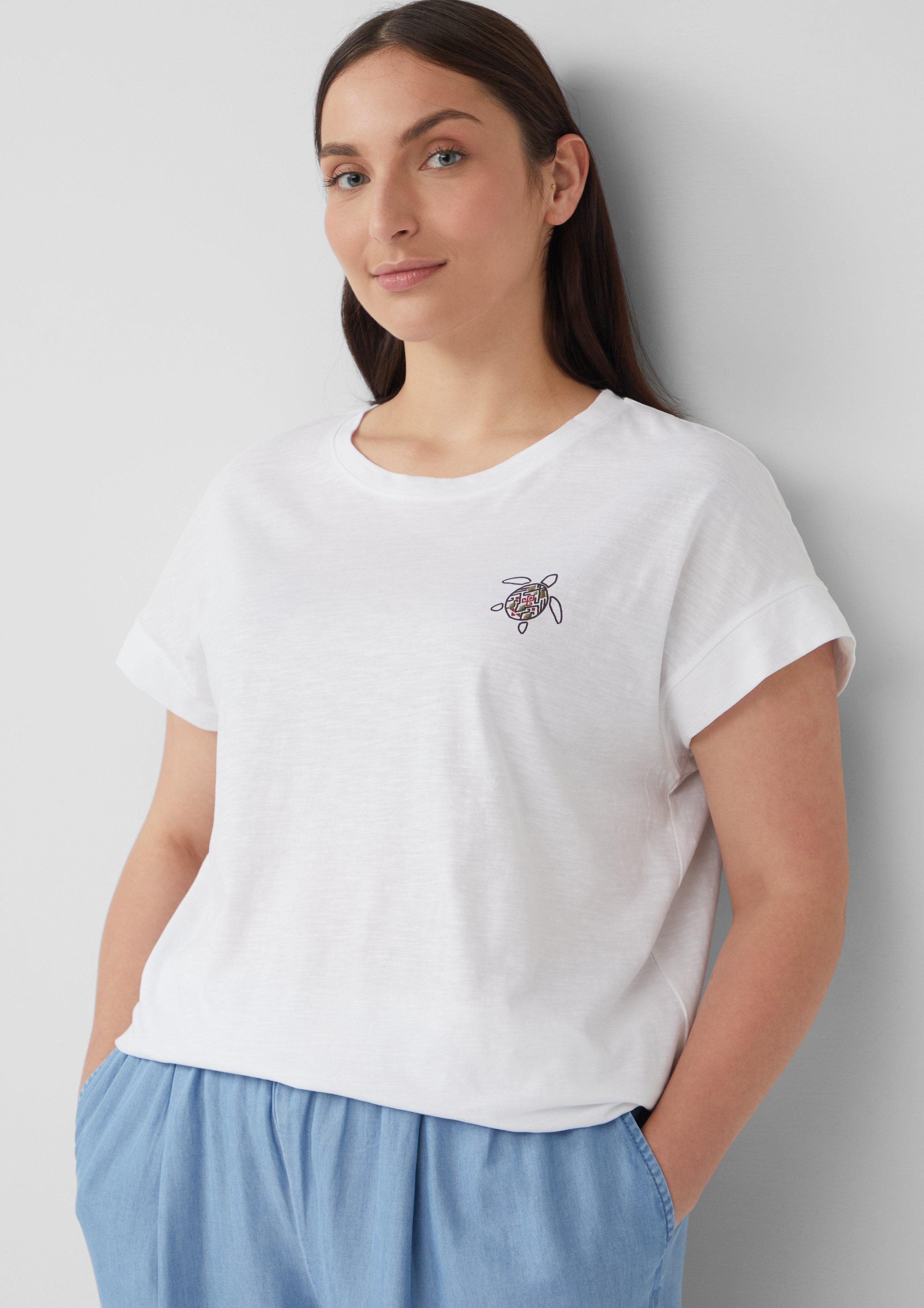 s.Oliver Kurzarmshirt T-Shirt im Relaxed Fit günstig online kaufen