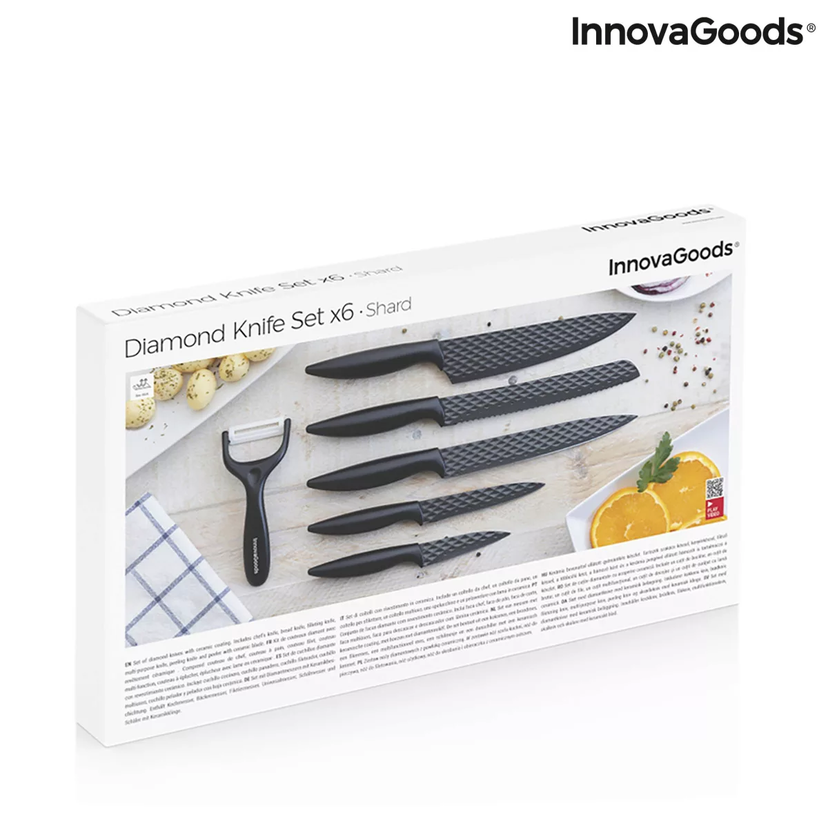 Diamantmesser-set Shard Innovagoods 6 Stücke günstig online kaufen