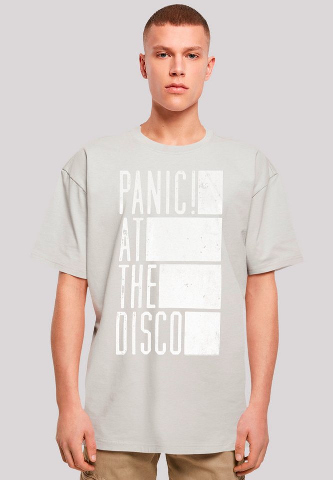 F4NT4STIC T-Shirt "Panic At The Disco Block Text", Premium Qualität günstig online kaufen