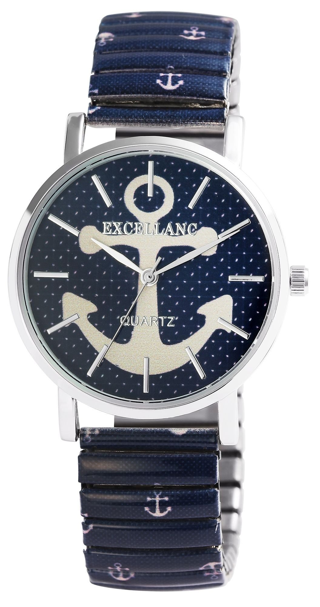 Excellanc Quarzuhr 1700060 Edelstahlzugband, D 36 günstig online kaufen