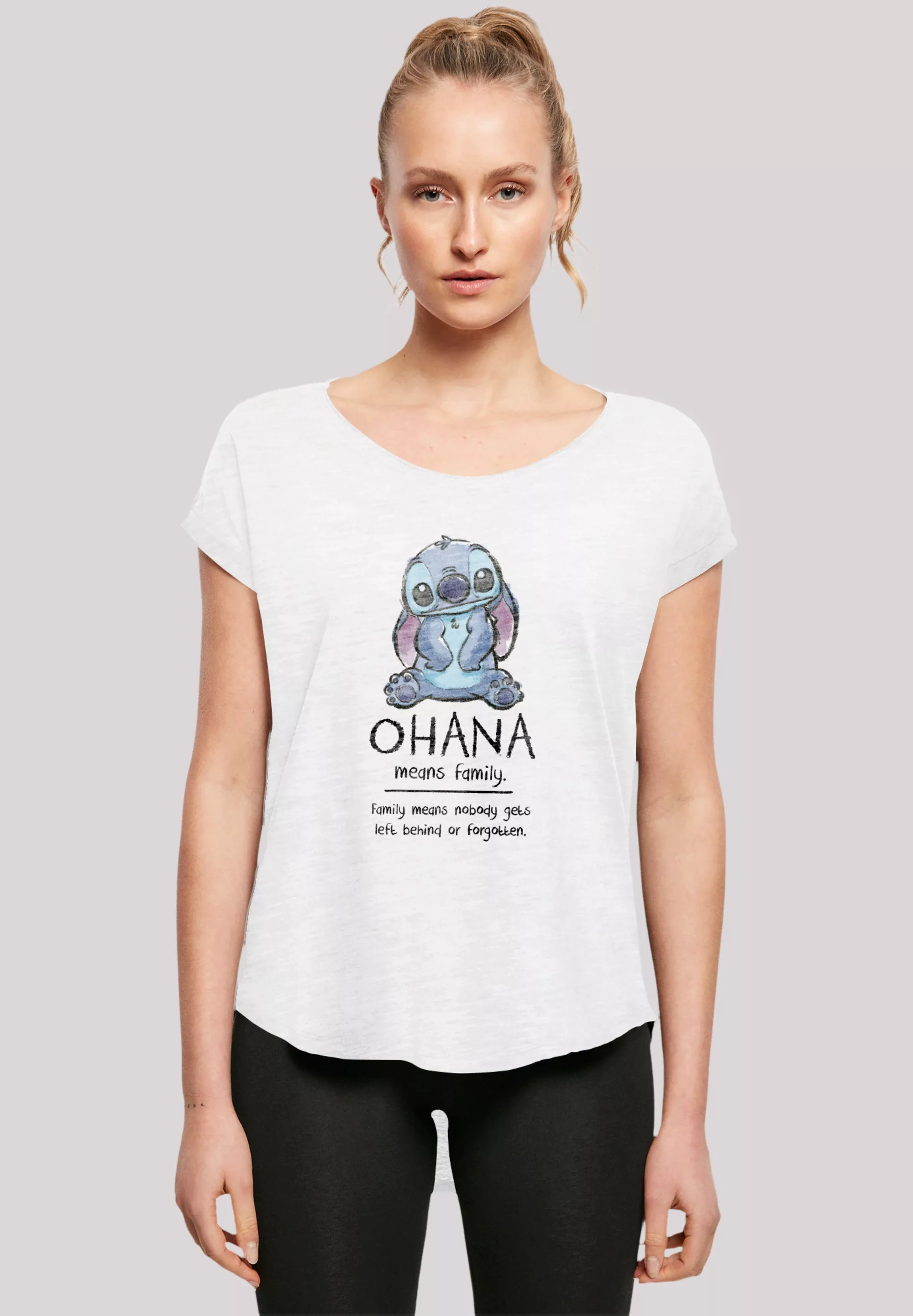 F4NT4STIC T-Shirt "Disney Lilo & Stitch Ohana Means Family", Premium Qualit günstig online kaufen