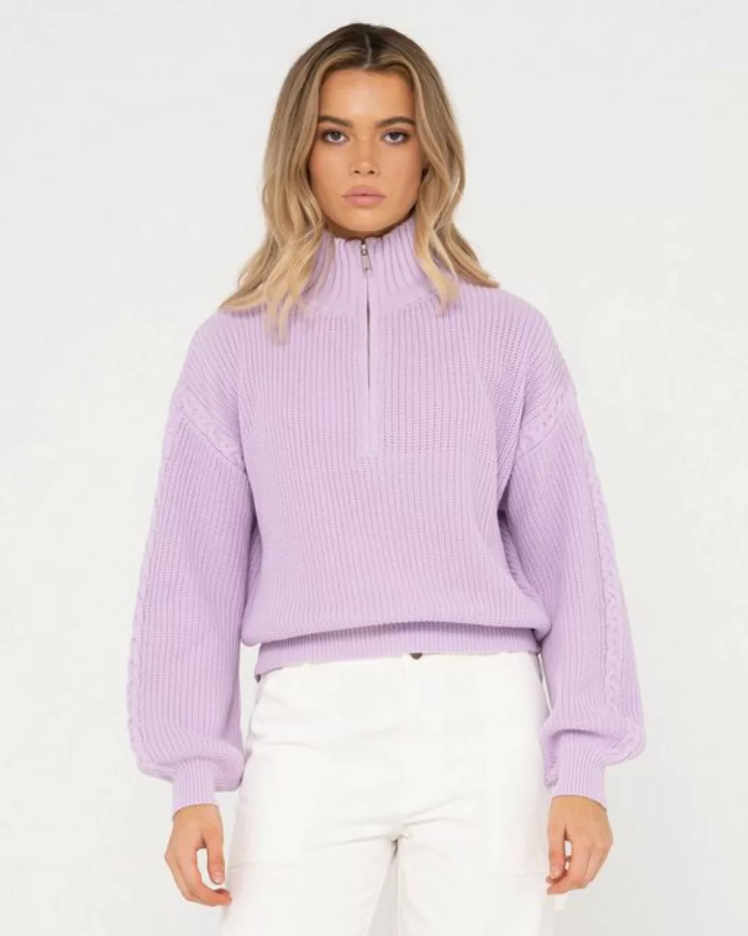 Rusty Strickpullover IRIS HALF ZIP KNIT günstig online kaufen