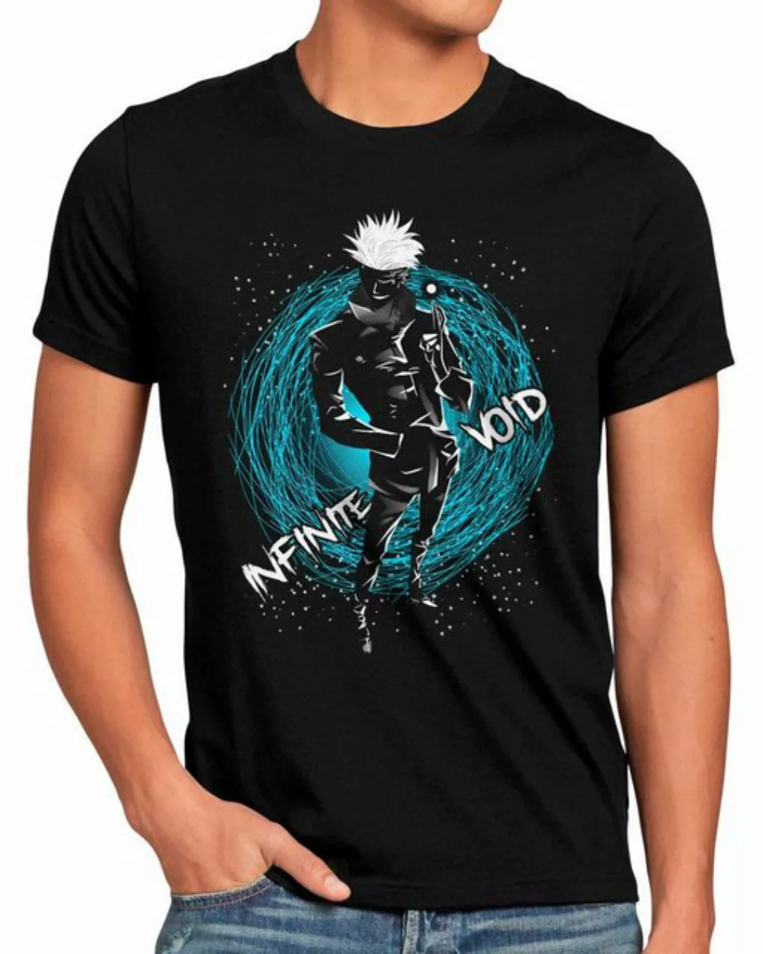 style3 T-Shirt Void Infinite jujutsu kaisen anime japan manga günstig online kaufen