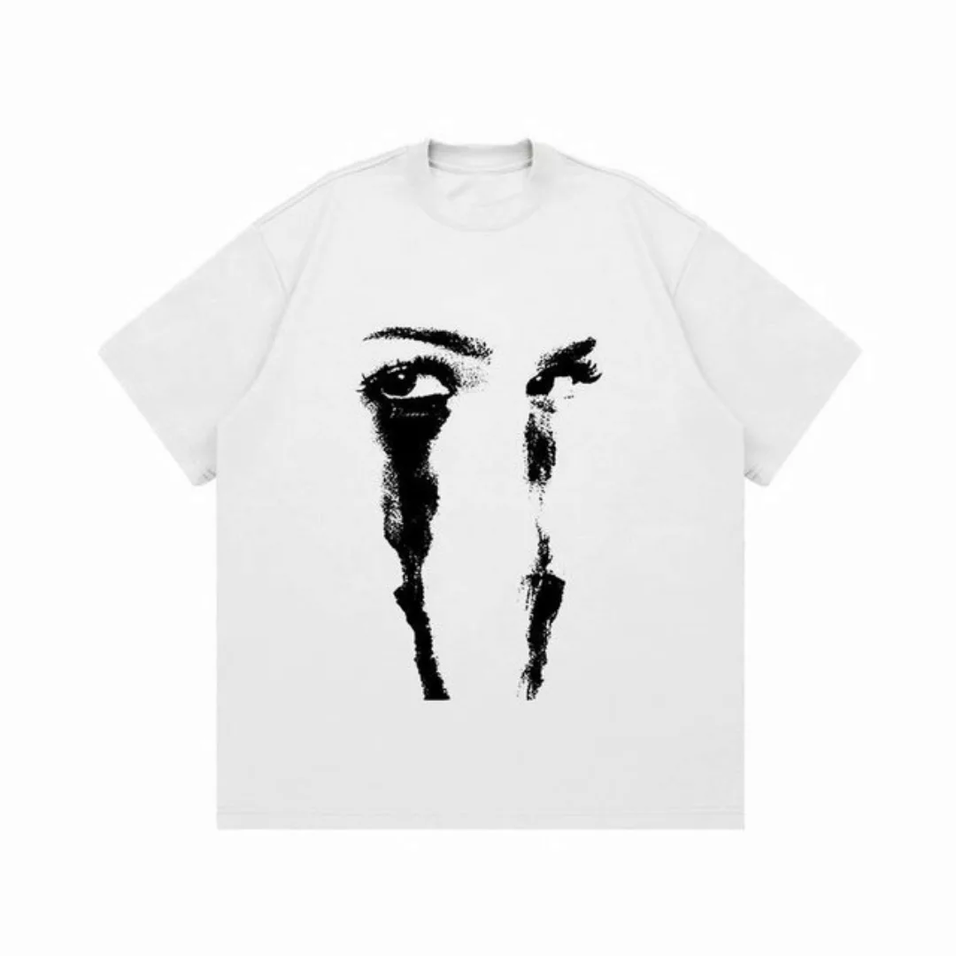 YRIIOMO T-Shirt Vintage lockeres Kurzarm-T-Shirt Männer Frauen Oberteil günstig online kaufen