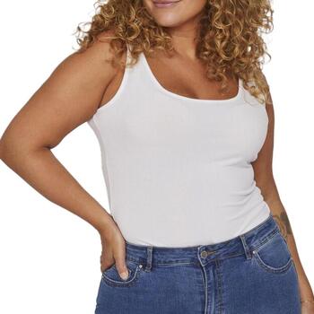 Vila Shirttop Langes Tank Top Plus Size Übergrößen Ärmelloses Basic VIJENNI günstig online kaufen