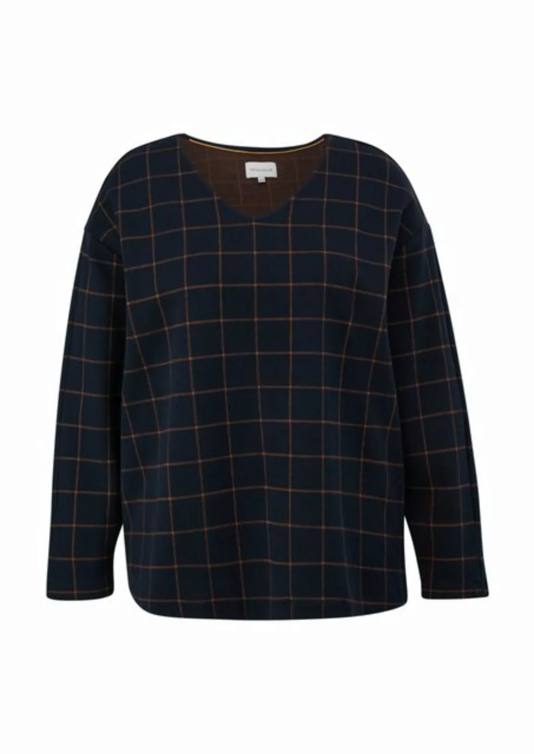 TRIANGLE Sweatshirt mit Karomuster günstig online kaufen