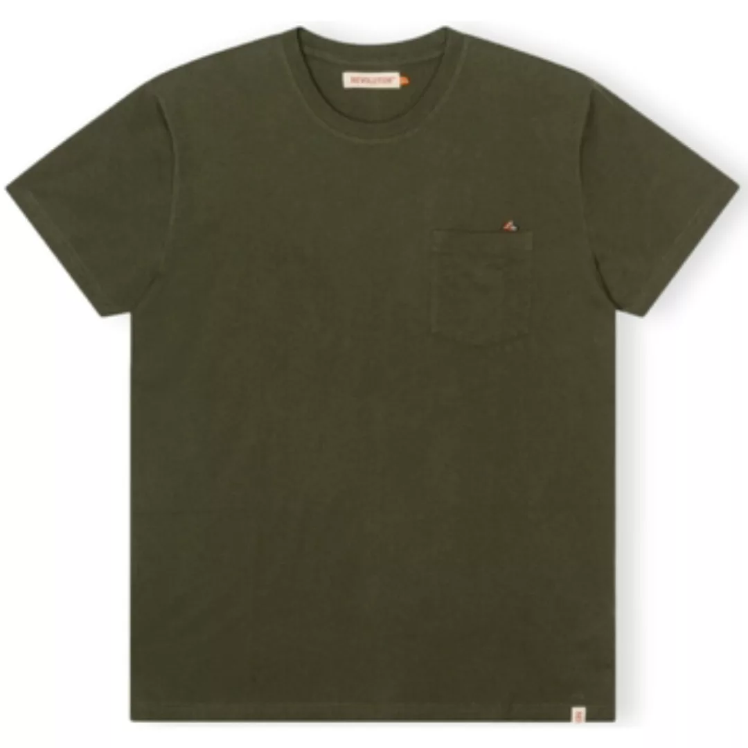 Revolution  T-Shirts & Poloshirts T-Shirt Regular 1341 BOR - Army günstig online kaufen