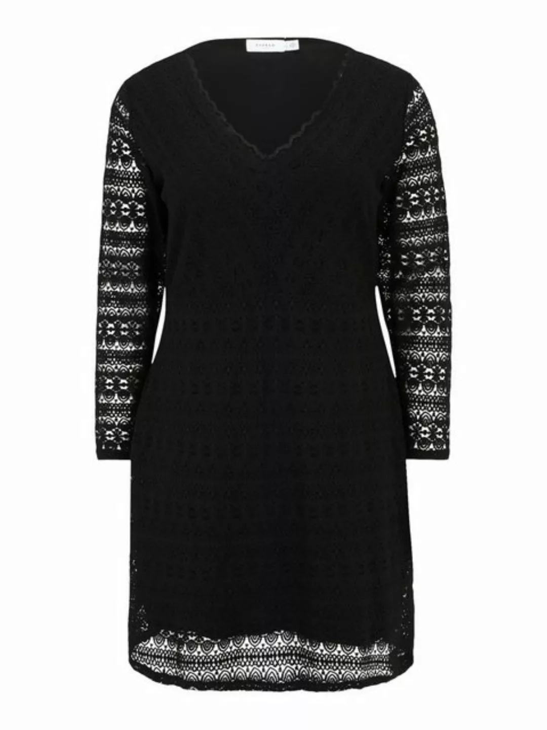 Vila Sommerkleid VICHIKKA V-NECK L/S DRESS/CUR - NOO günstig online kaufen