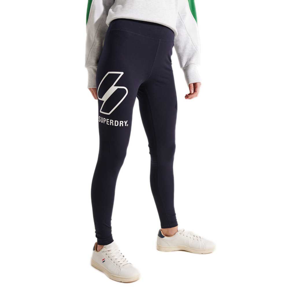 Superdry Sportstyle Logo Leggings M Deep Navy günstig online kaufen