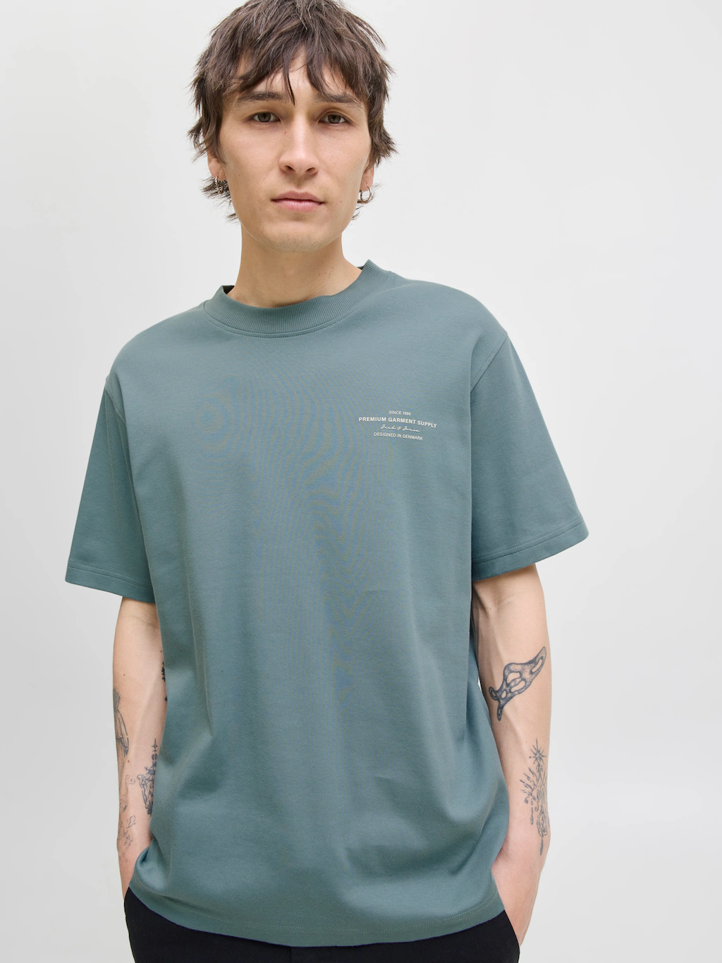 Jack & Jones Rundhalsshirt "JPRBLACHAD BRANDING SS CREW NECK TEE SN" günstig online kaufen