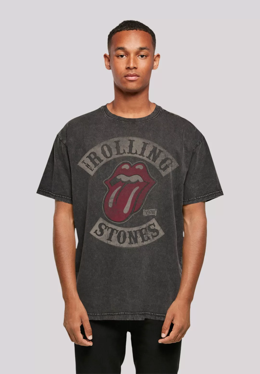 F4NT4STIC T-Shirt "The Rolling Stones Tour 78 Vector", Premium Qualität günstig online kaufen