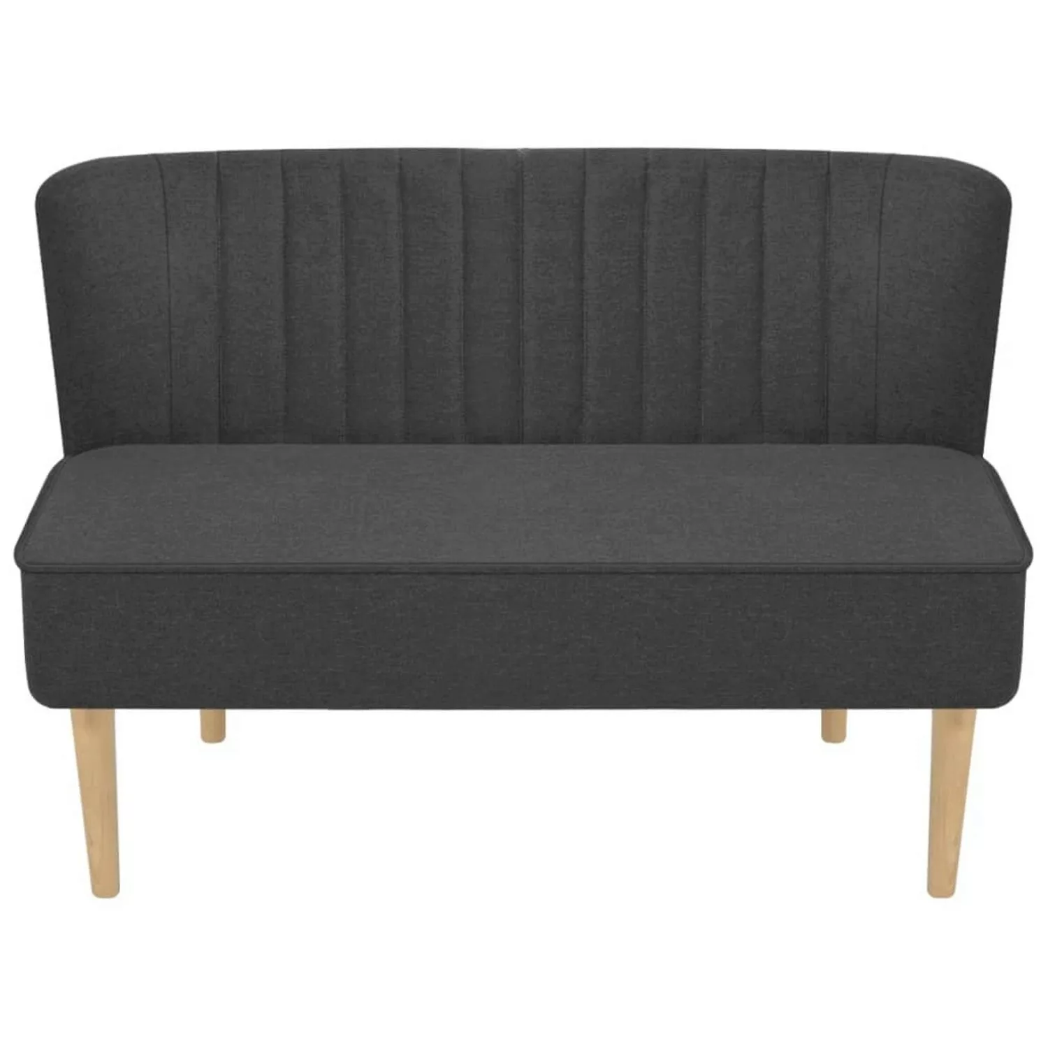 Sofa Stoff 117 X 55,5 X 77 Cm Dunkelgrau günstig online kaufen