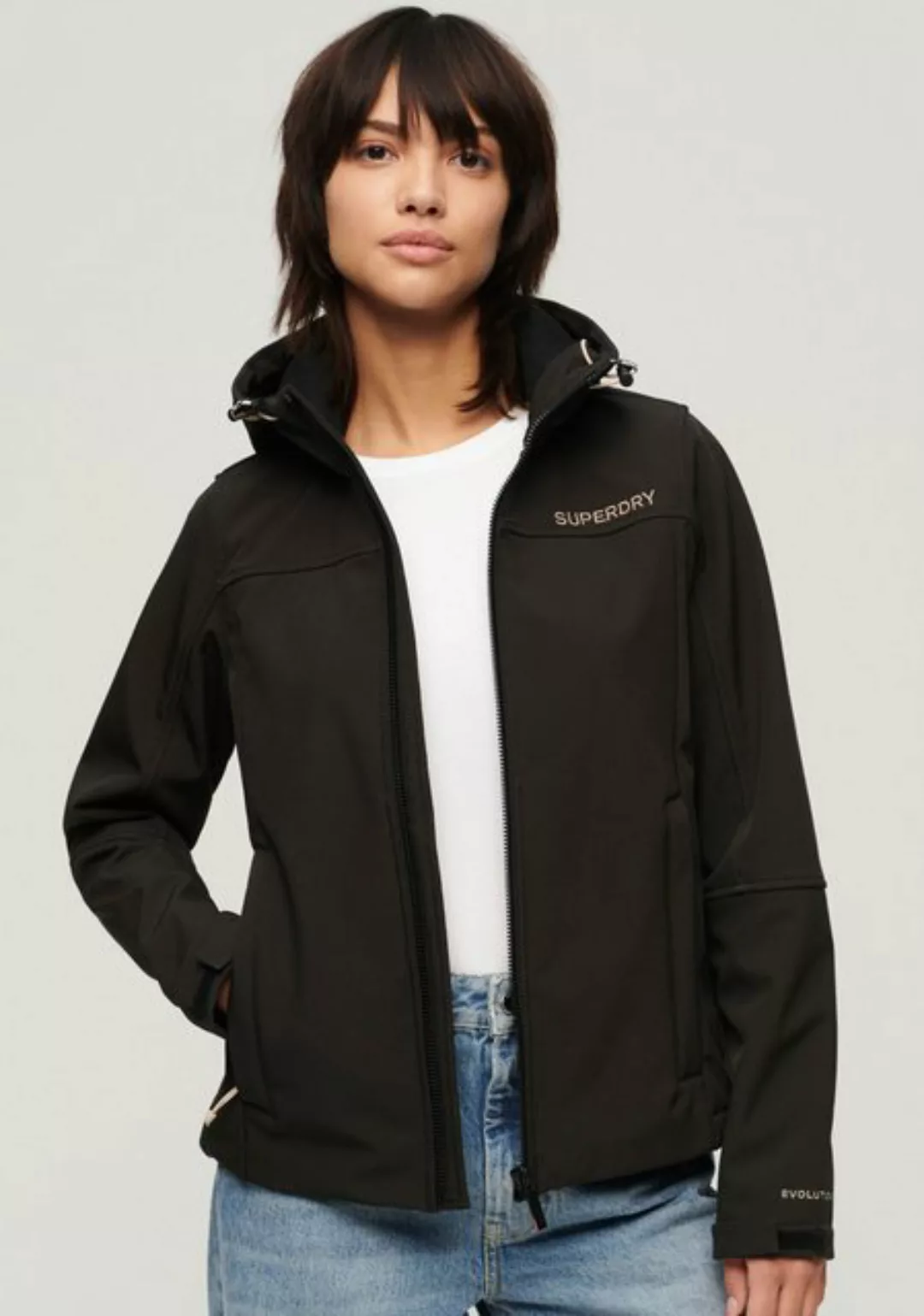 Superdry Softshelljacke SU-HOODED SOFTSHELL JACKET günstig online kaufen