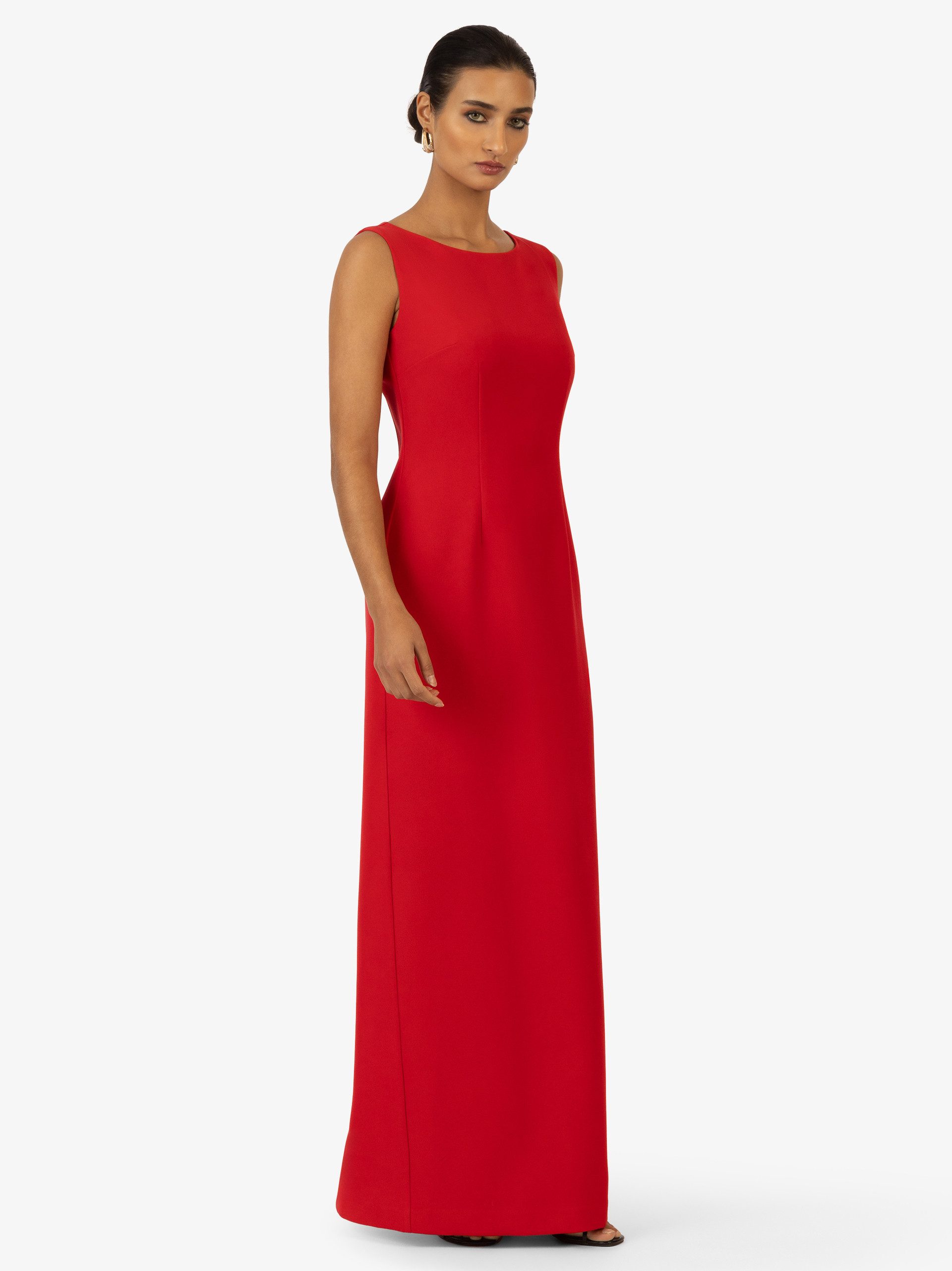 Kraimod Abendkleid mit Rückenschlitz und Rundhals günstig online kaufen