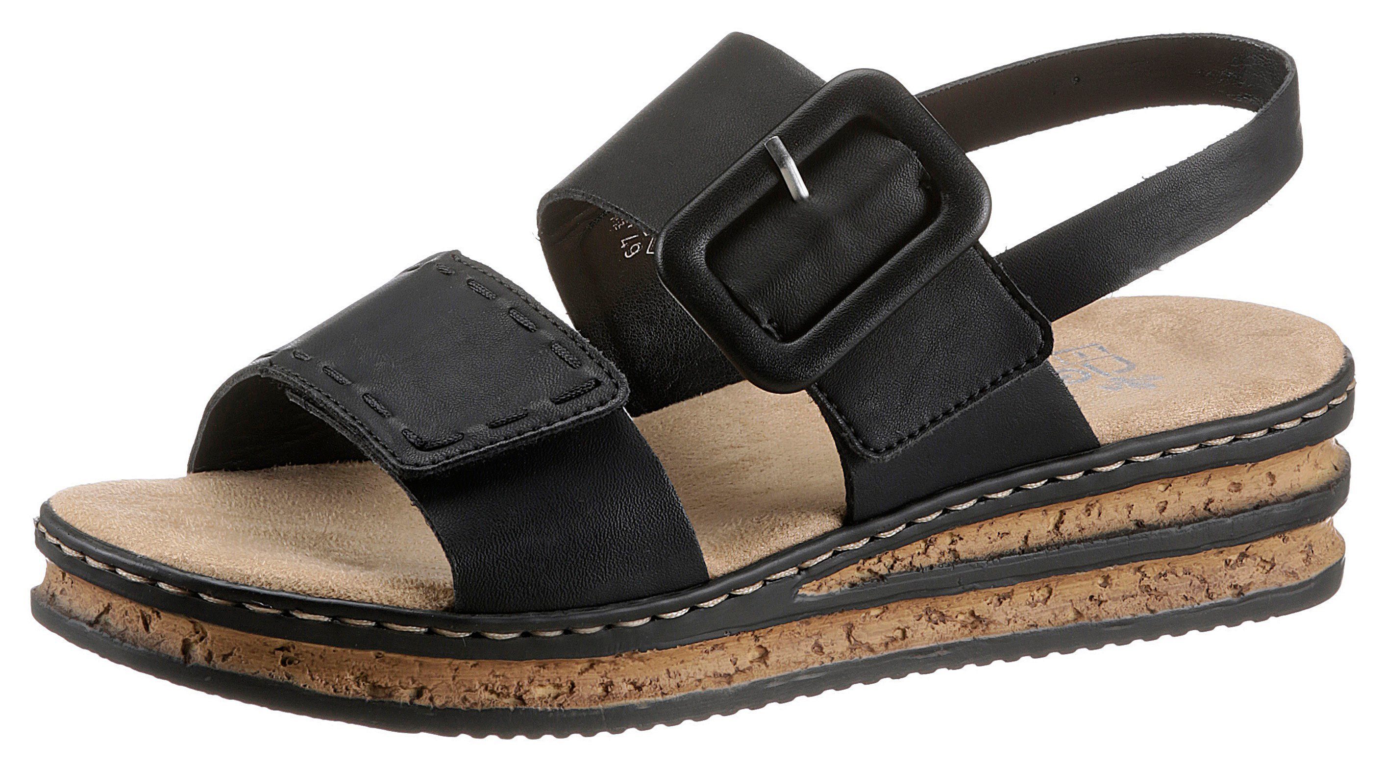 Rieker Keilsandalette, Sommerschuh, Sandale, Keilabsatz, mit günstig online kaufen