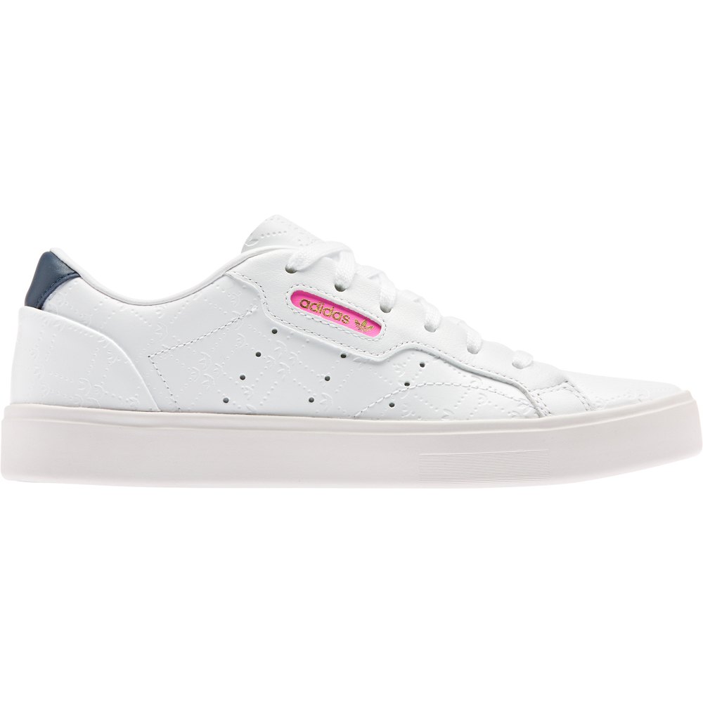 Adidas Originals Sleek EU 39 1/3 Ftwr White / Crew Navy / Screaming Pink günstig online kaufen