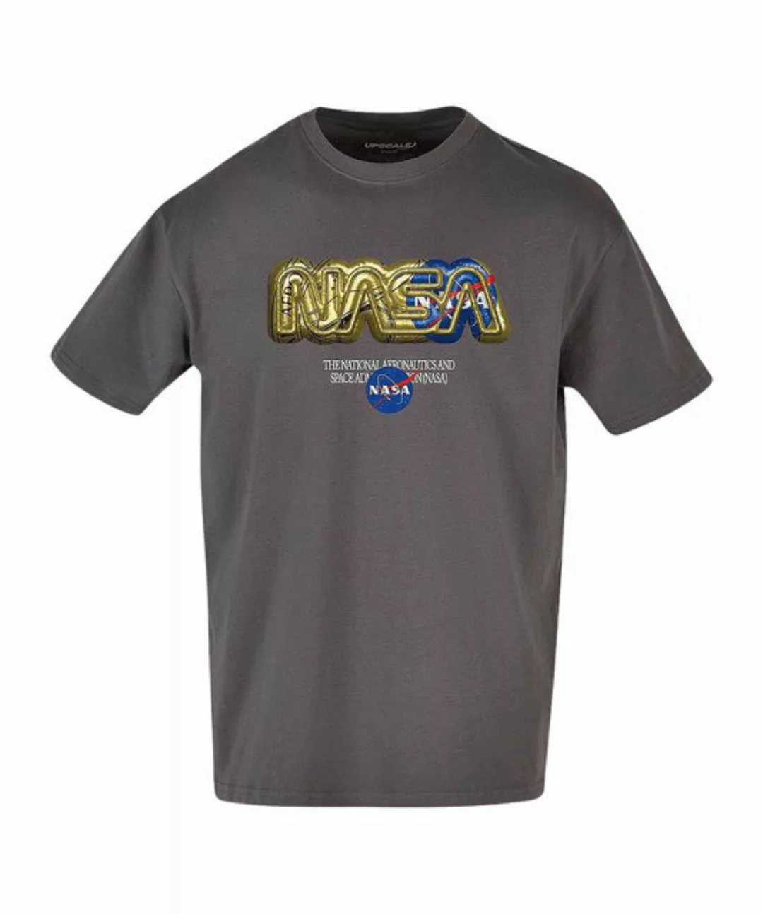 Mister Tee T-Shirt Mister Tee Nasa Hq Oversized T-Shirt Beige Baumwolle günstig online kaufen