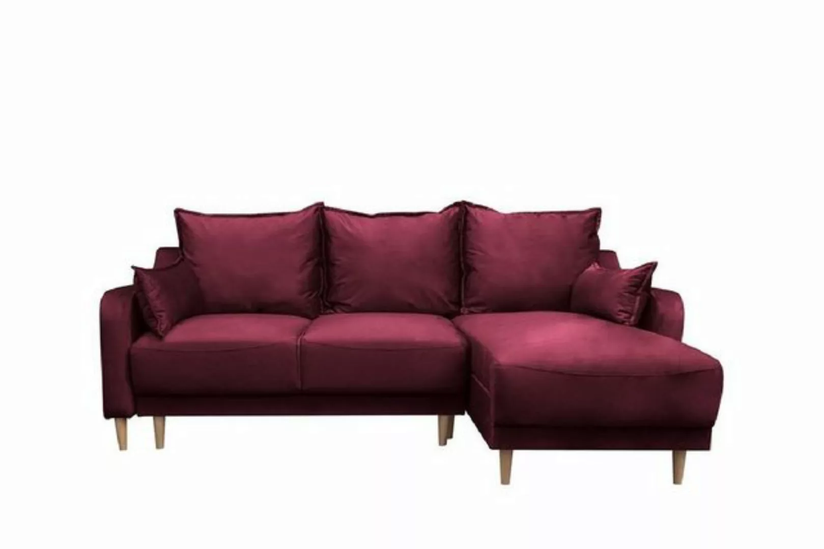 JVmoebel Ecksofa L-Form Sofa Designer Sofa mit Bettfunktion Bettkasten Schl günstig online kaufen