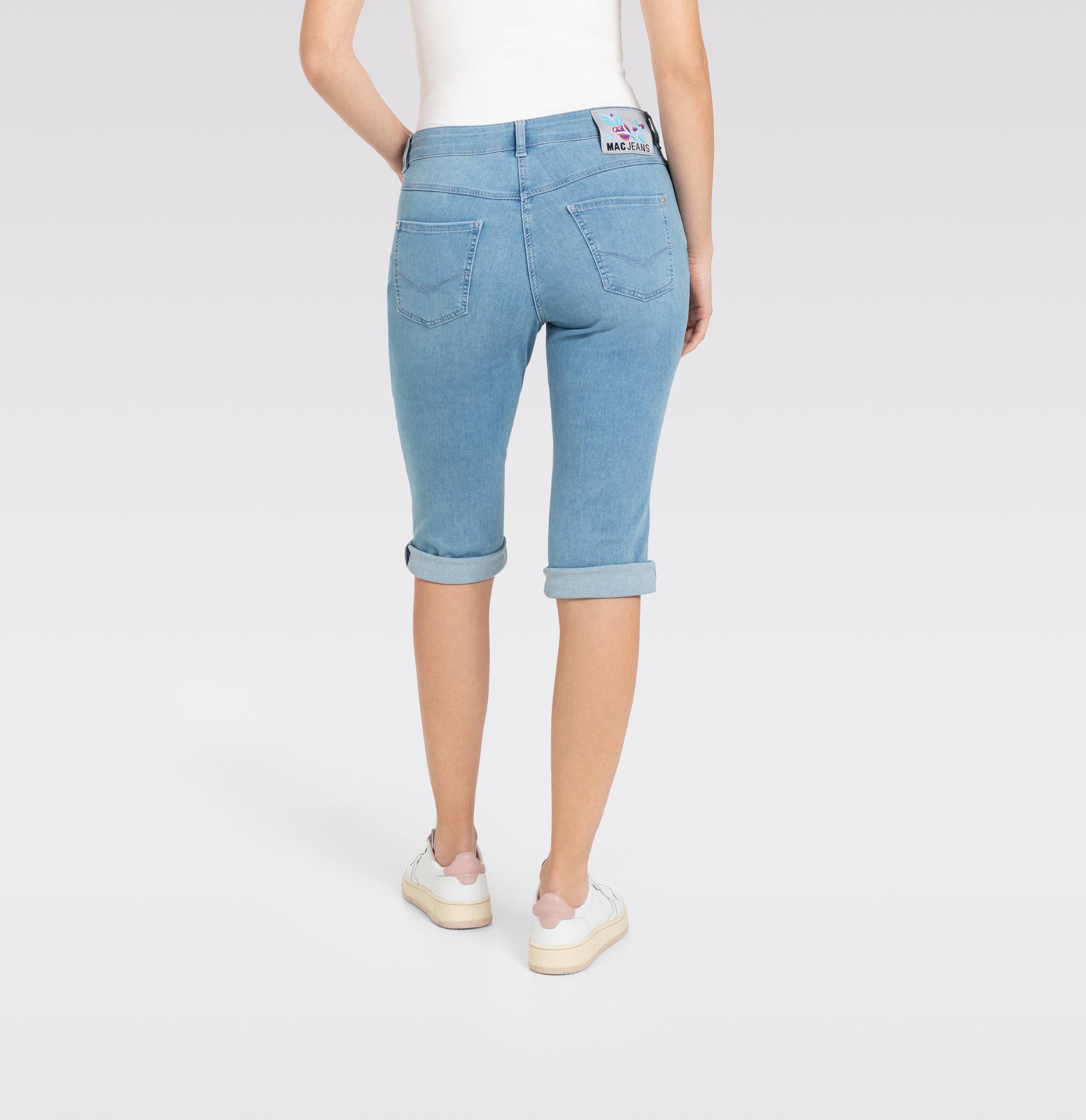 MAC Caprijeans "Dream-Sum", Bequemer Sitz mit krempelbarem Saum günstig online kaufen