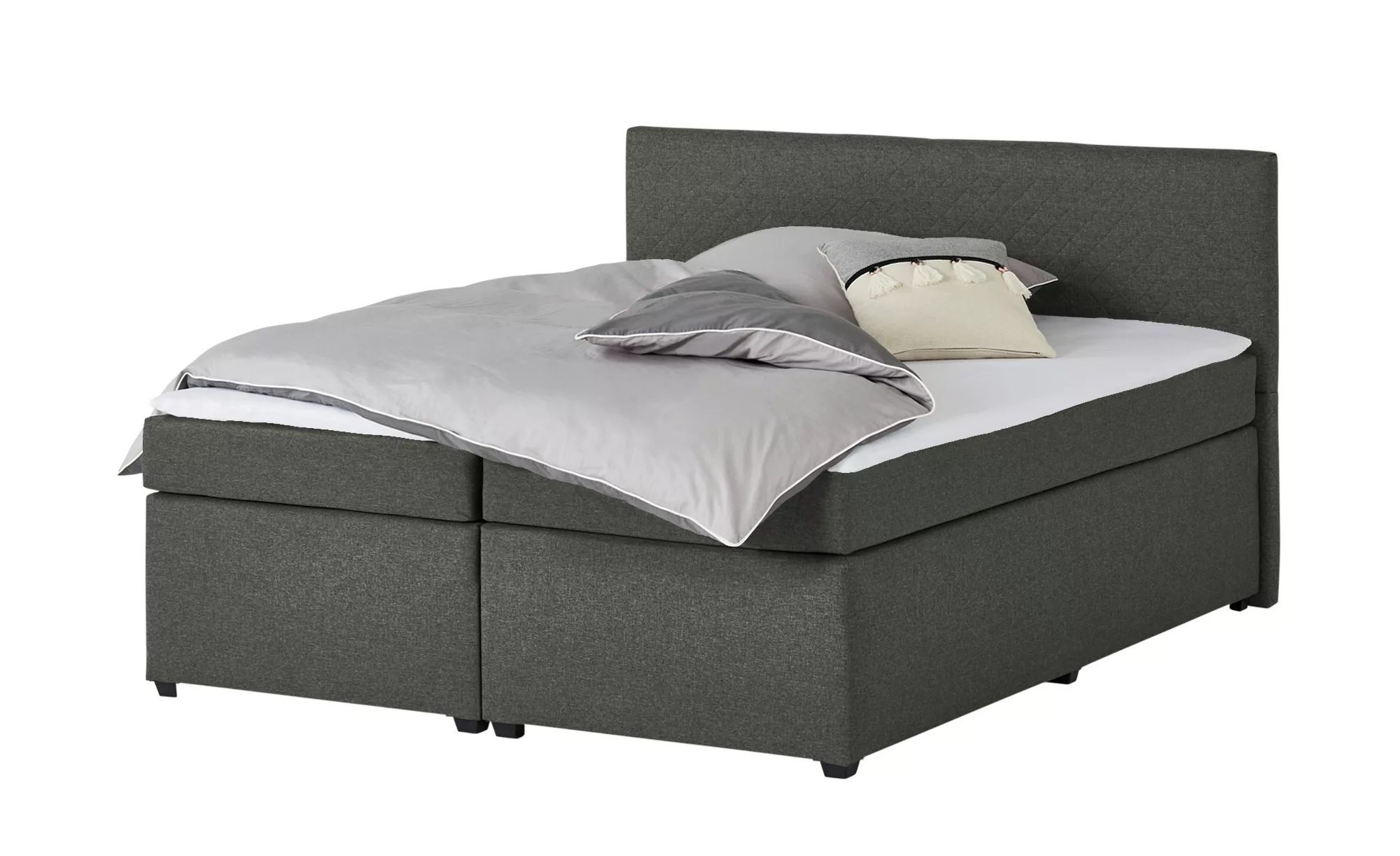 Boxspringbett  Countess ¦ grau ¦ Maße (cm): B: 167 H: 104 Betten > Boxsprin günstig online kaufen