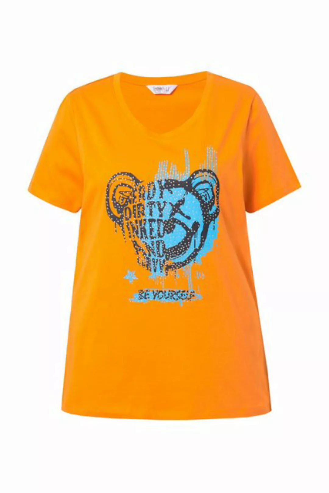 Angel of Style Rundhalsshirt T-Shirt Boxy Fit Teddy-Motiv günstig online kaufen