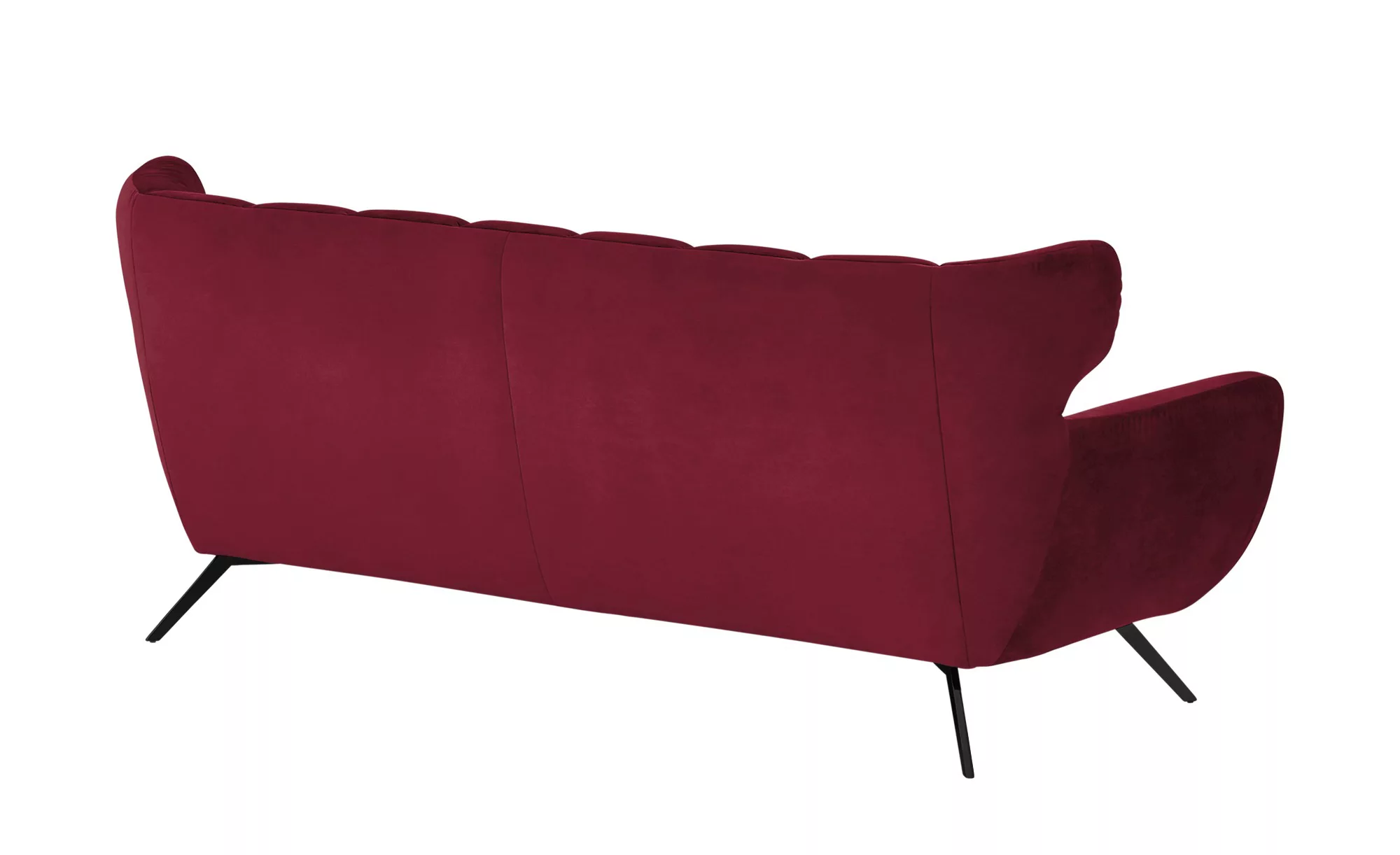 pop Sofa  Caldara ¦ rot ¦ Maße (cm): B: 225 H: 94 T: 95 Polstermöbel > Sofa günstig online kaufen