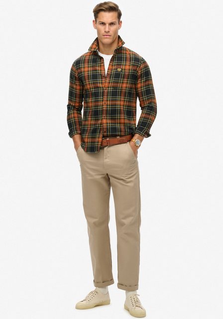 Superdry Langarmhemd Organic Cotton Lumberjack Check Shirt günstig online kaufen