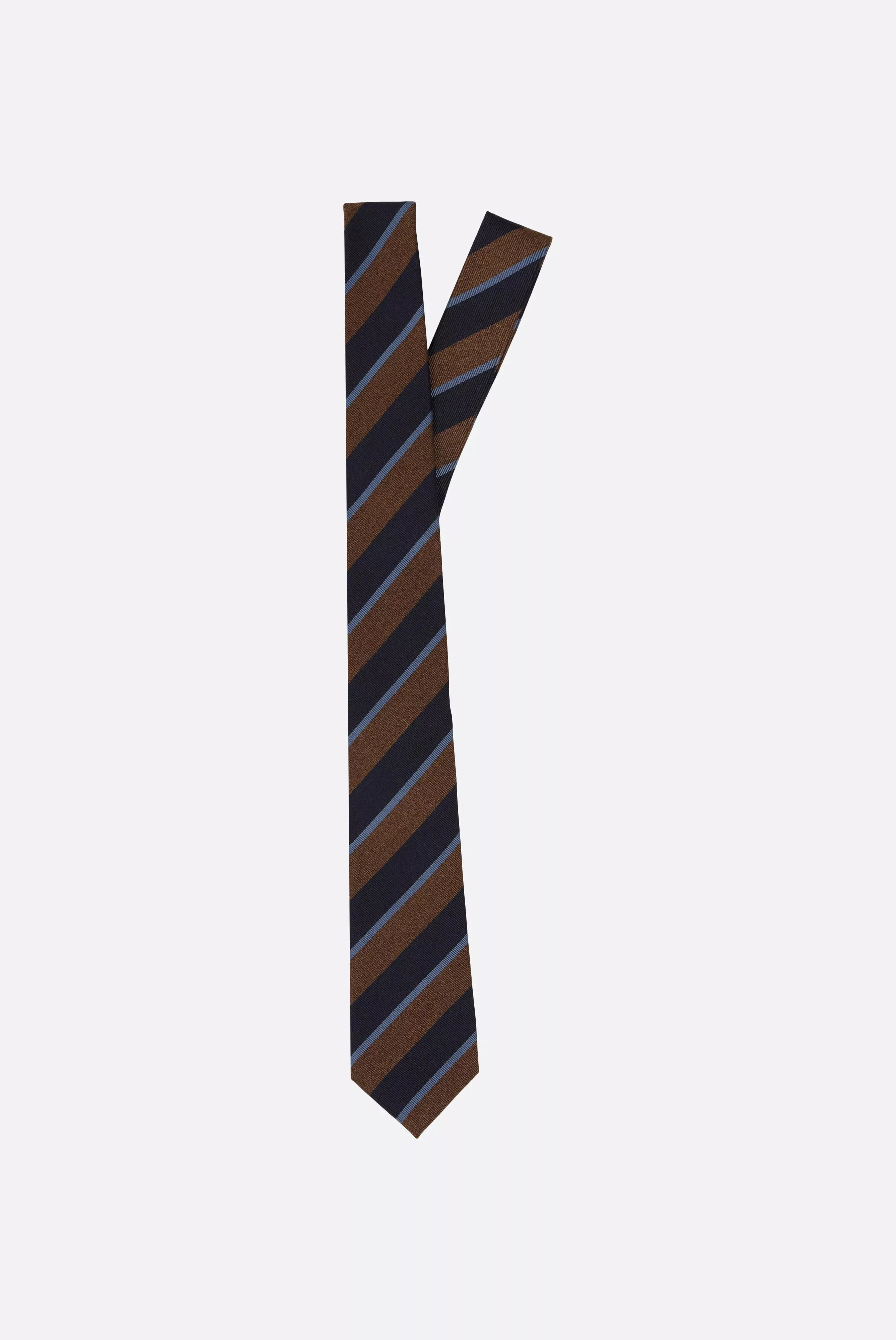 Gestreifte Krawatte aus Seiden-Jacquard günstig online kaufen