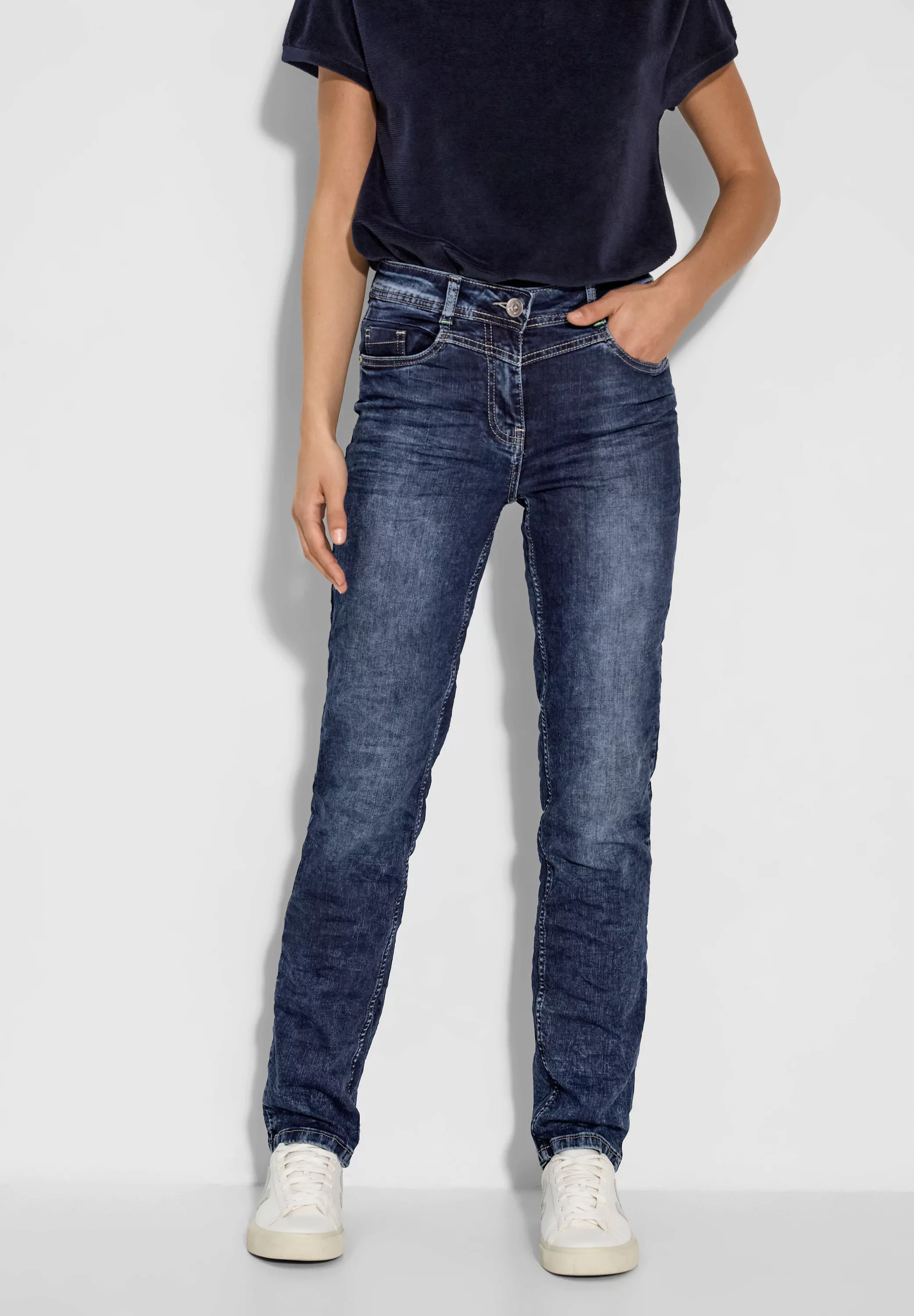 Cecil Slim-fit-Jeans, High Waist günstig online kaufen