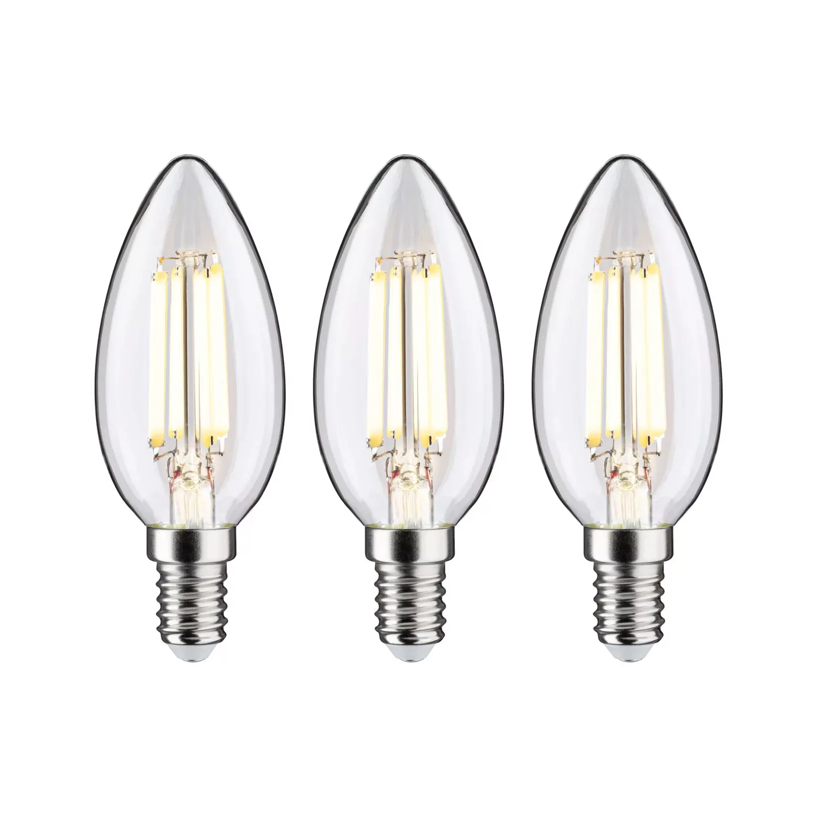 Paulmann LED-Leuchtmittel »Eco-Line Filament 230V LED Kerze E14 3er-Pack 52 günstig online kaufen