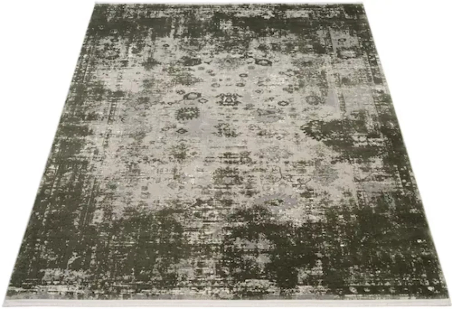 WK WOHNEN Teppich »GLAMOUR«, rechteckig, hochwertiger Viskoseanteil, samtwe günstig online kaufen