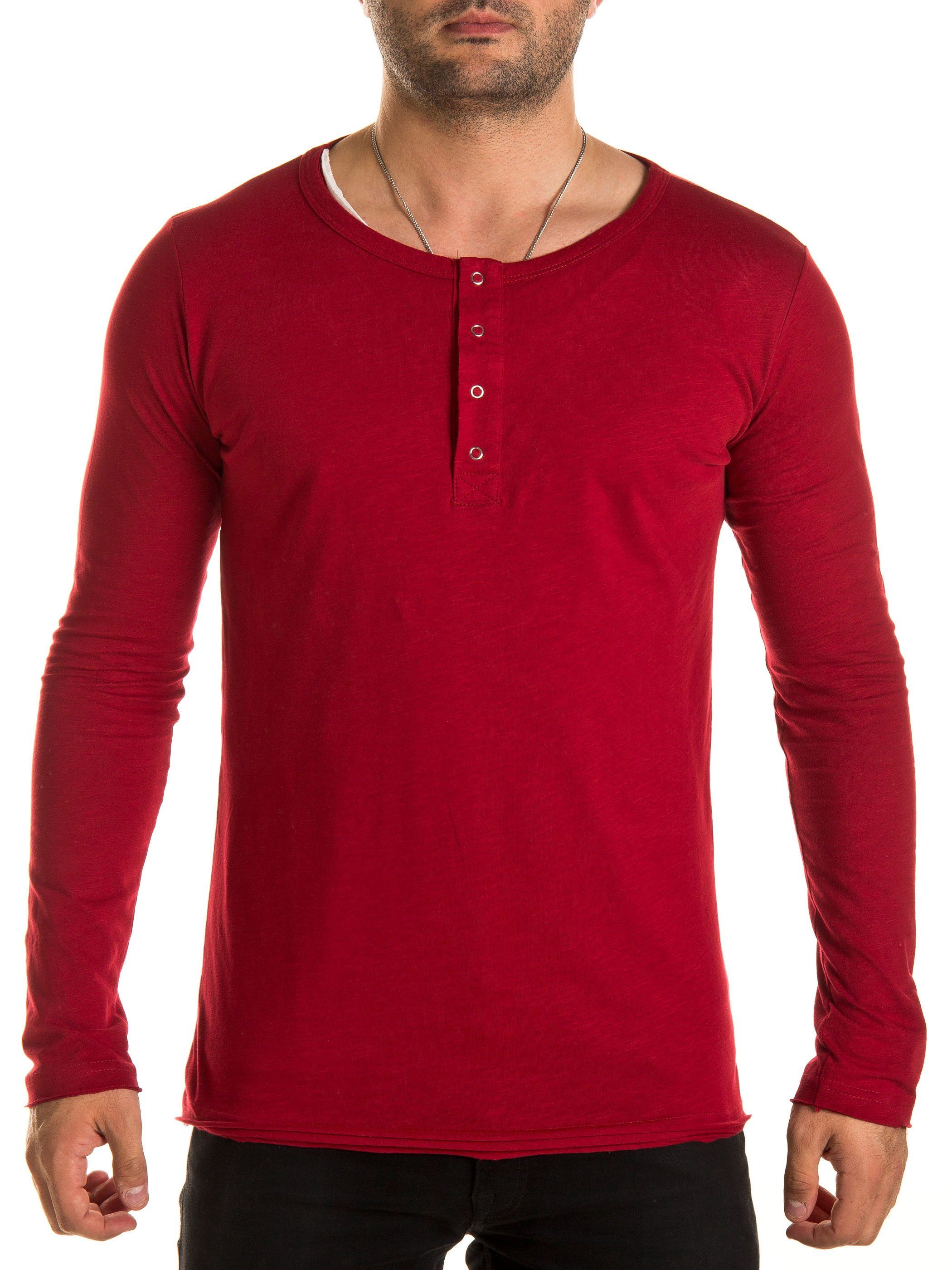 WOTEGA Langarmshirt WOTEGA - V-Neck Double günstig online kaufen