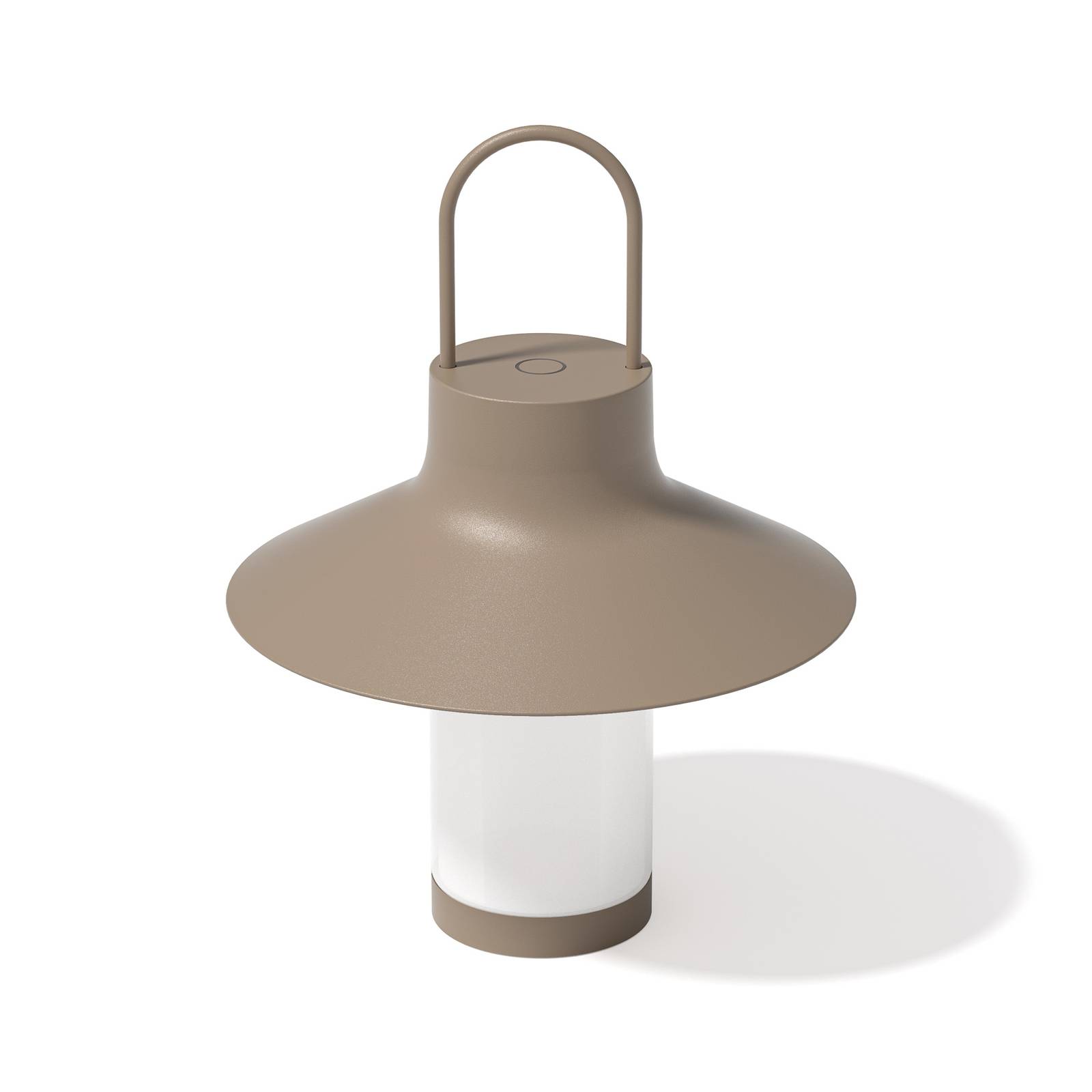 LOOM DESIGN LED-Akku-Tischleuchte Shadow Large, beige, IP65 günstig online kaufen