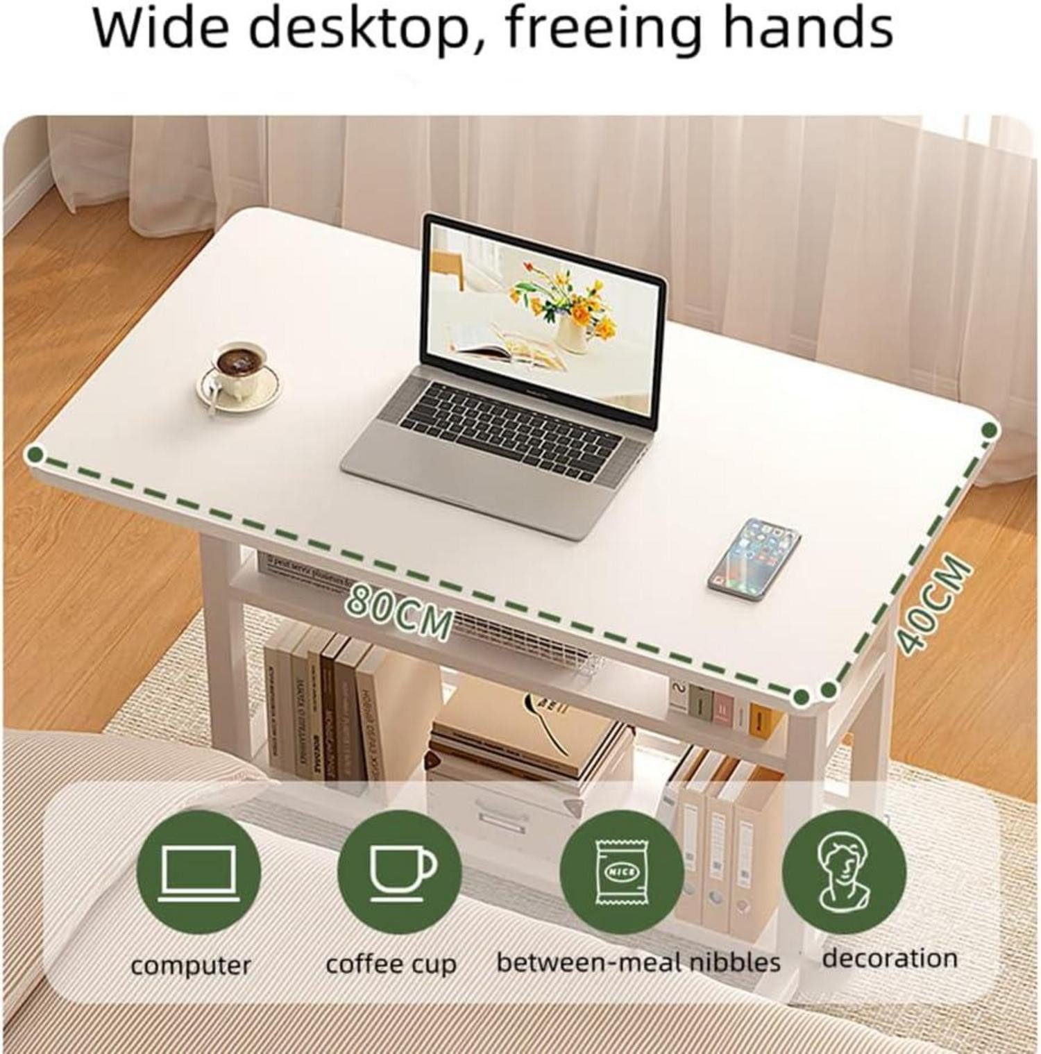 LuxusKollektion Computertisch Mobiler höhenverstellbarer Schreibtisch auf günstig online kaufen