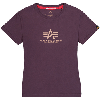 Alpha Industries  T-Shirts & Poloshirts New Basic T-Shirt BL W - Plum günstig online kaufen