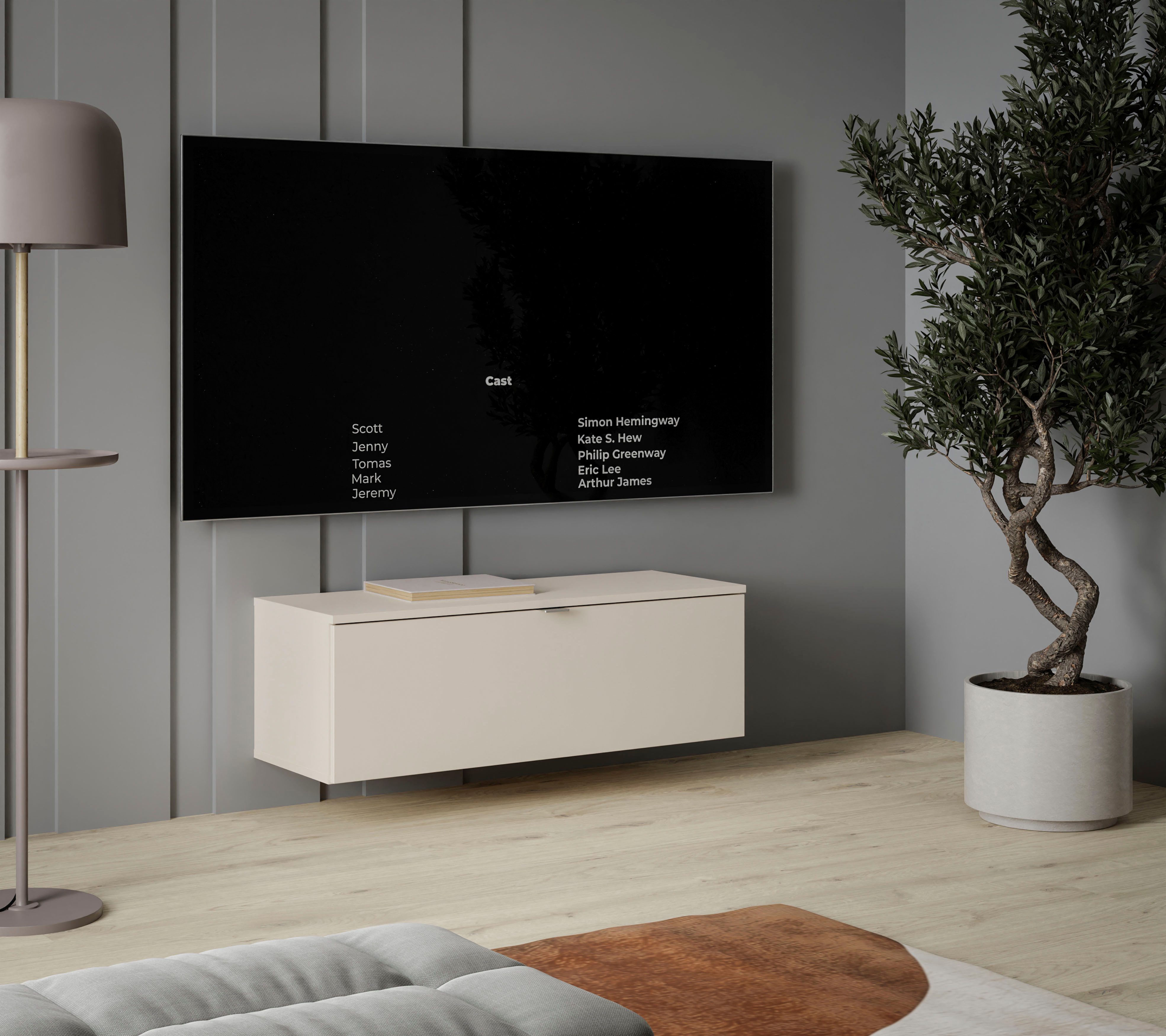 FORTE Lowboard "LibertadTV-Board, TV-Schrank", TV Board, erweiterbar, Wandm günstig online kaufen