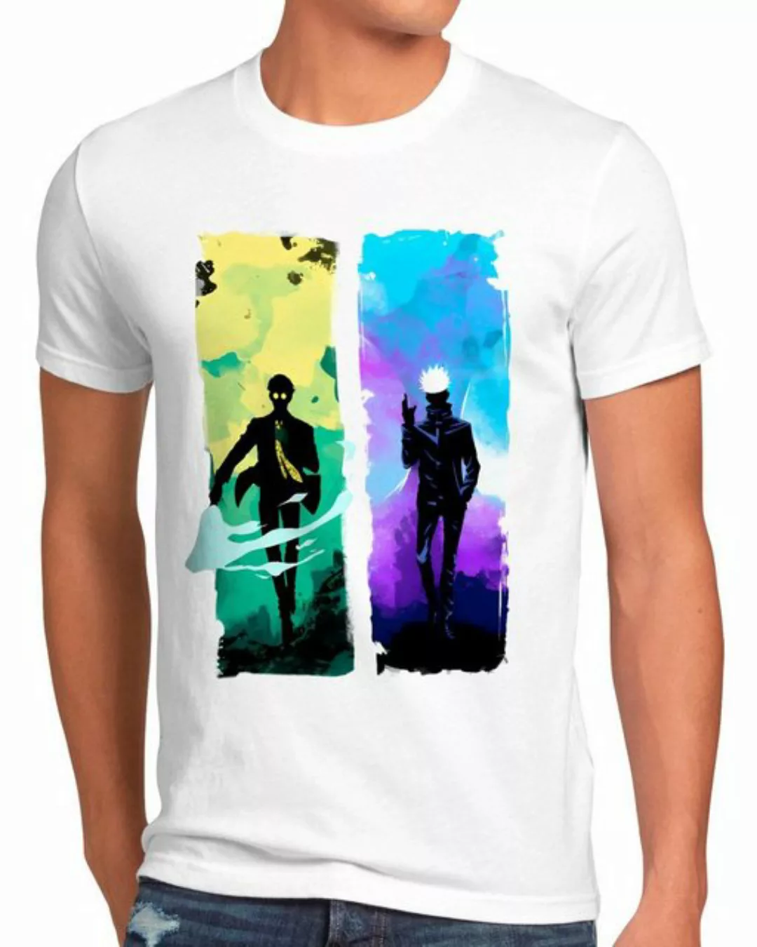 style3 Print-Shirt kaisen anime japan manga jujutsu günstig online kaufen