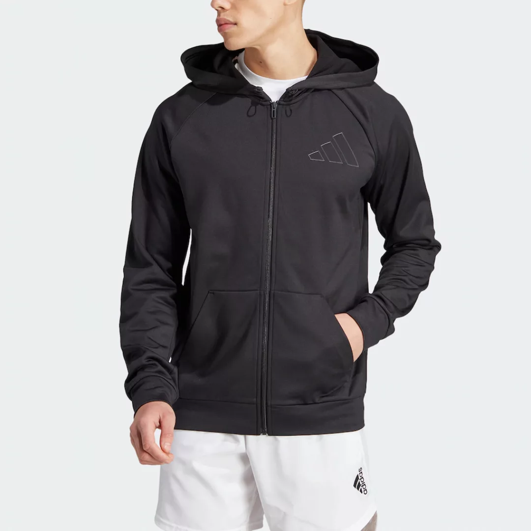 adidas Sportswear Sweatshirt M GG BL FZ HD BLACK günstig online kaufen