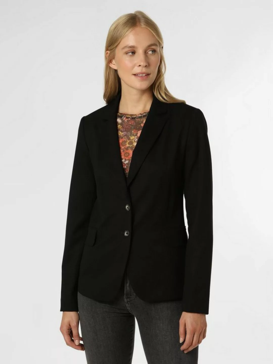 Betty&Co Jackenblazer Blazer Lang Einreiher 1/1 Arm günstig online kaufen