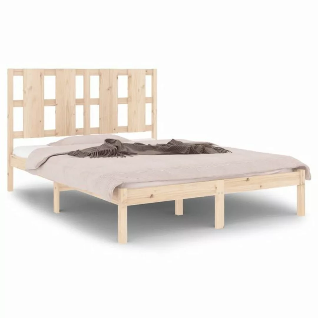 furnicato Bett Massivholzbett Kiefer 120x200 cm günstig online kaufen