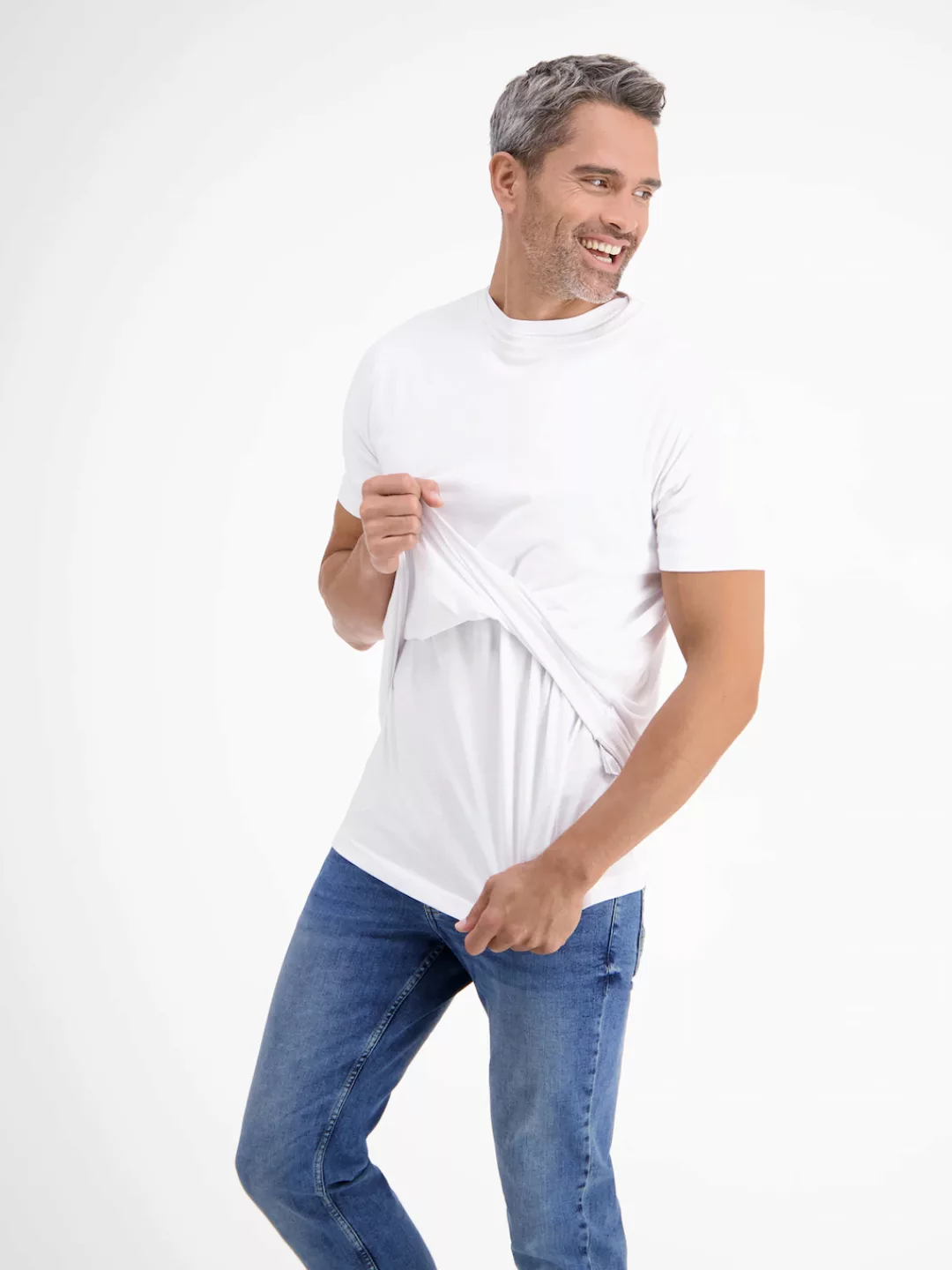 LERROS T-Shirt "LERROS Doppelpack T-Shirt, V-Neck in Premium Baumwollqualit günstig online kaufen