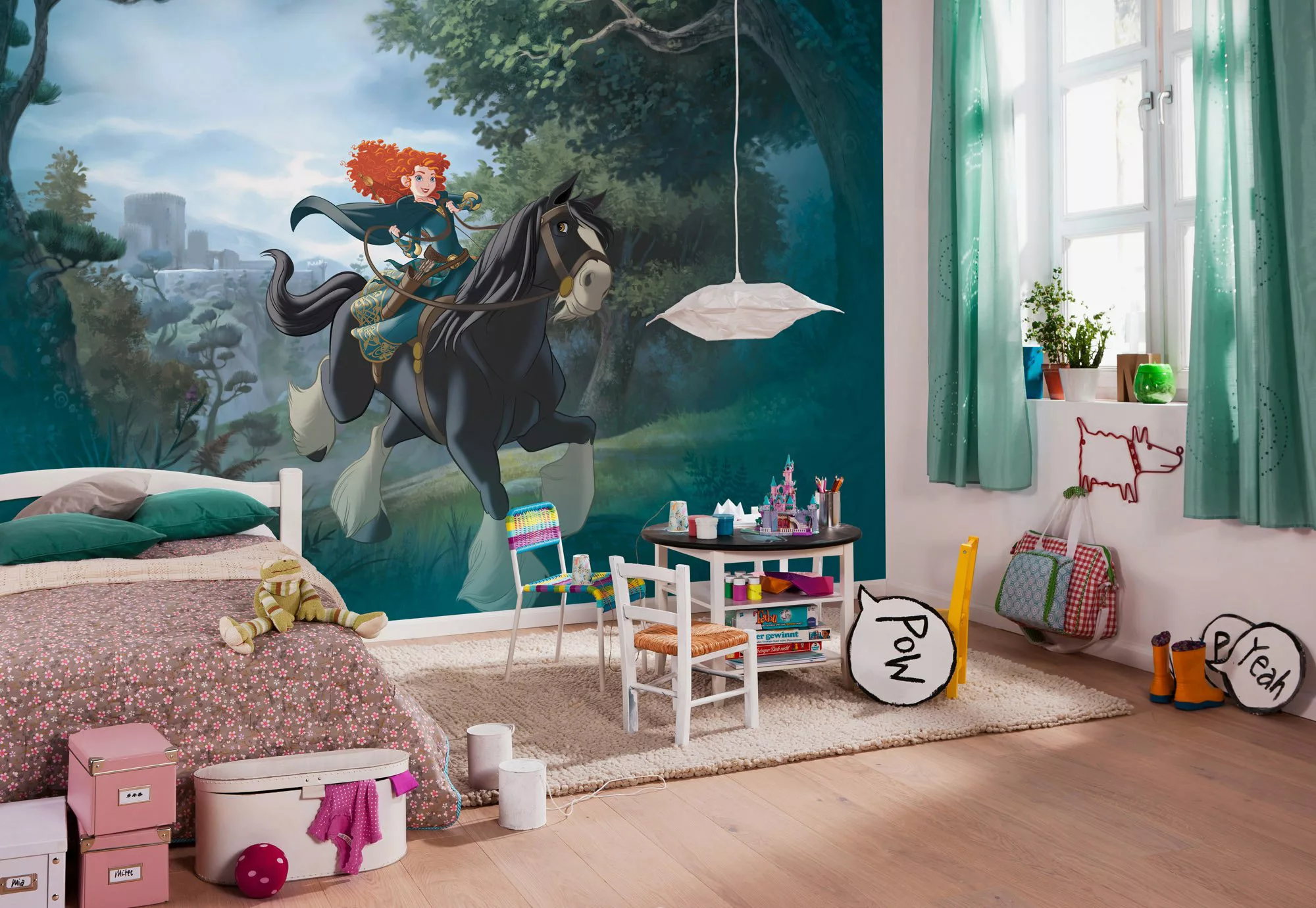 Komar Vliestapete »Digitaldruck Vlies - Merida Riding - Größe 400 x 280 cm« günstig online kaufen