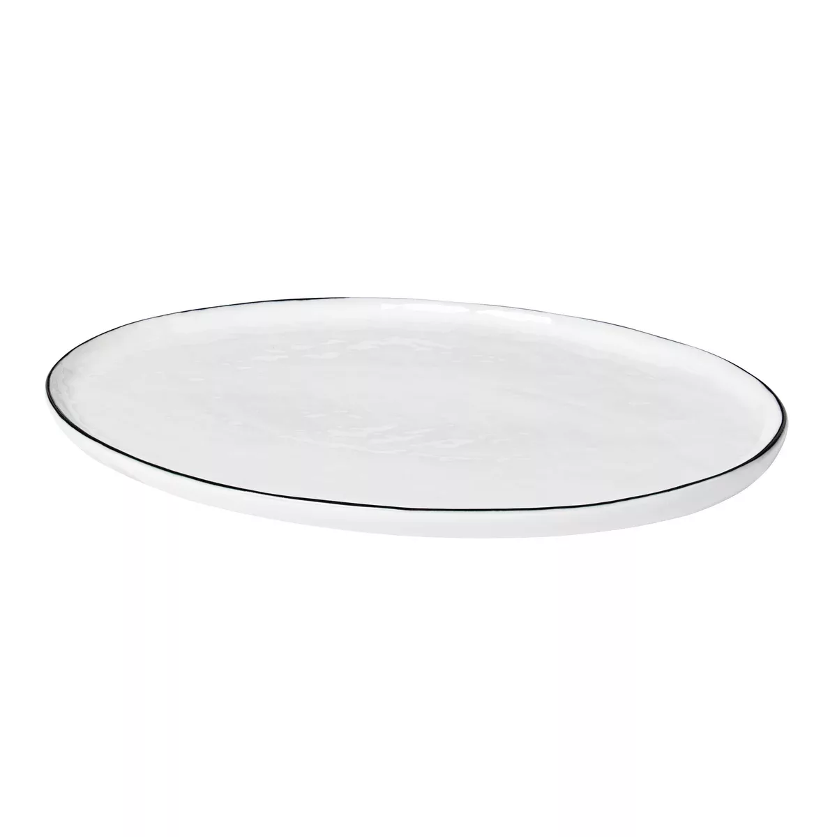 Broste Copenhagen Salt SALT Platte oval 20 x 30 cm (weiss) günstig online kaufen