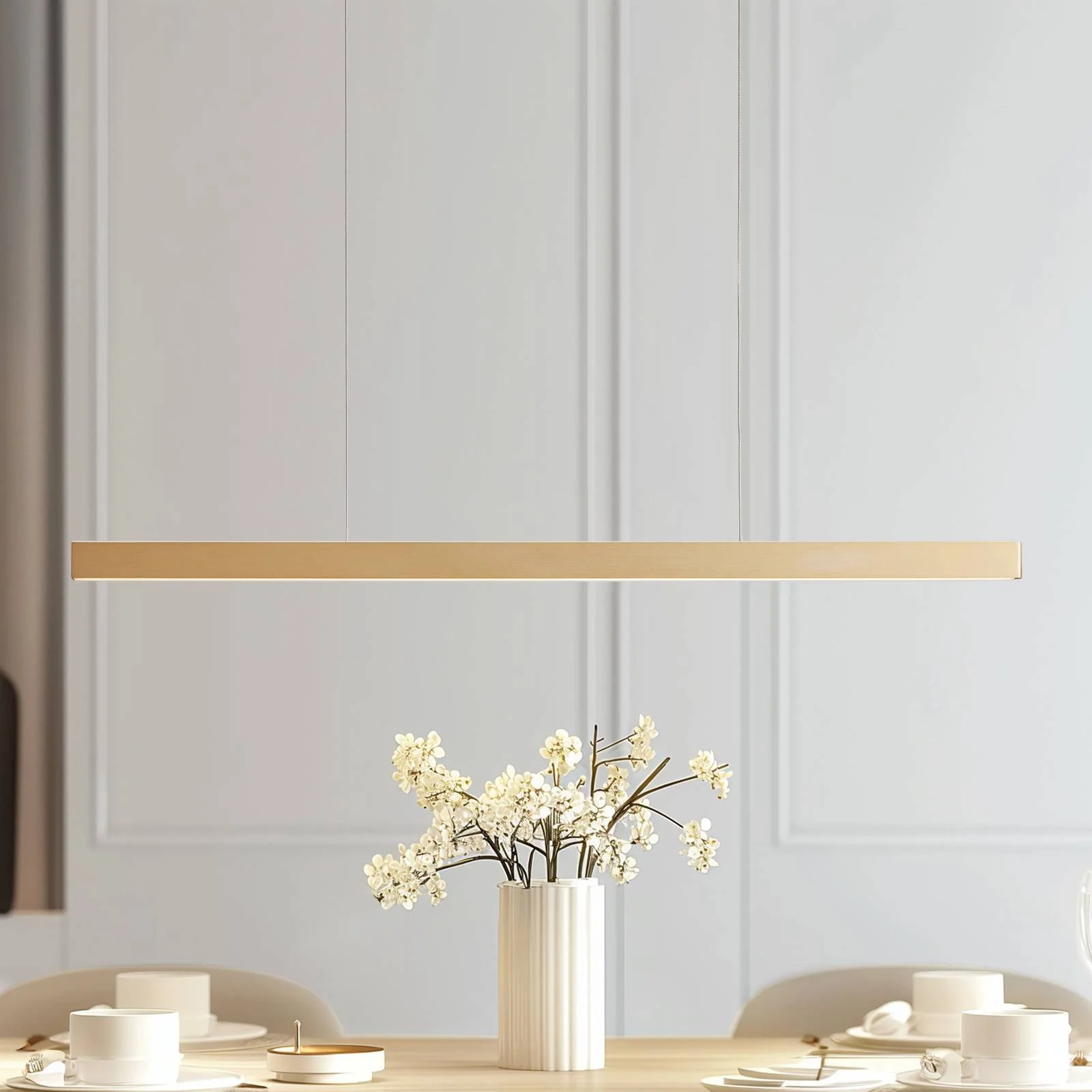 Lucande Smart LED-Hängeleuchte Mylosh, gold, CCT, Tuya günstig online kaufen