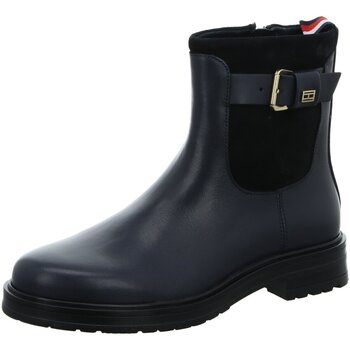 Tommy Hilfiger  Stiefel Stiefeletten Belt Bootie Material Mix FW0FW07477 DW günstig online kaufen