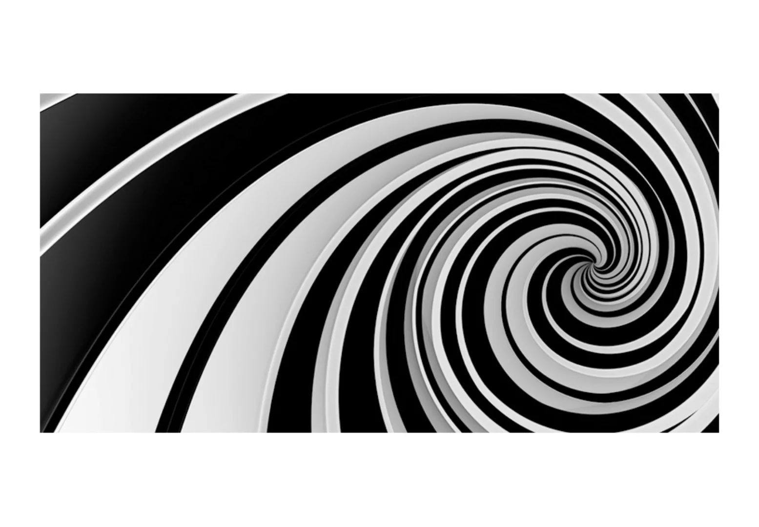 Xxl Tapete - Black And White Swirl günstig online kaufen