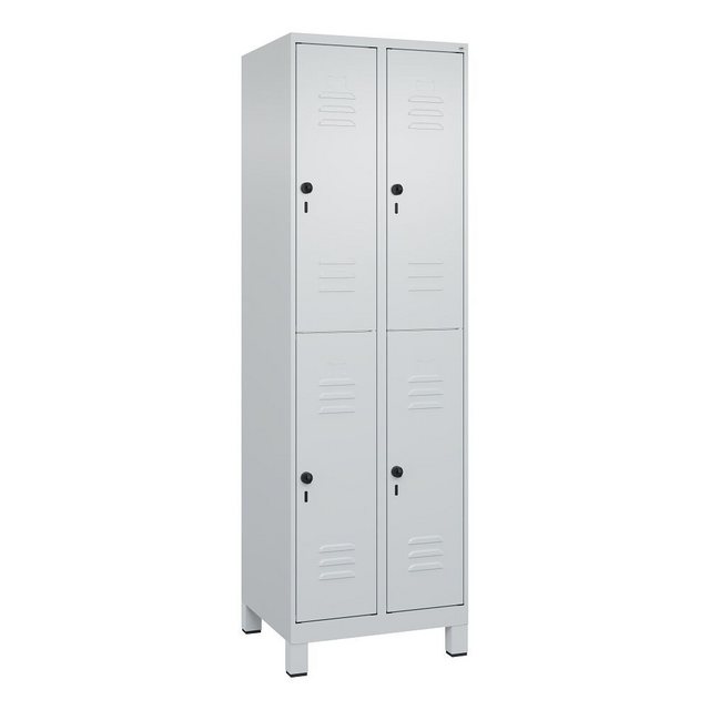 C+P Garderobenschrank Doppel-Garderobenschrank Classic Plus, Abteilbreite 3 günstig online kaufen