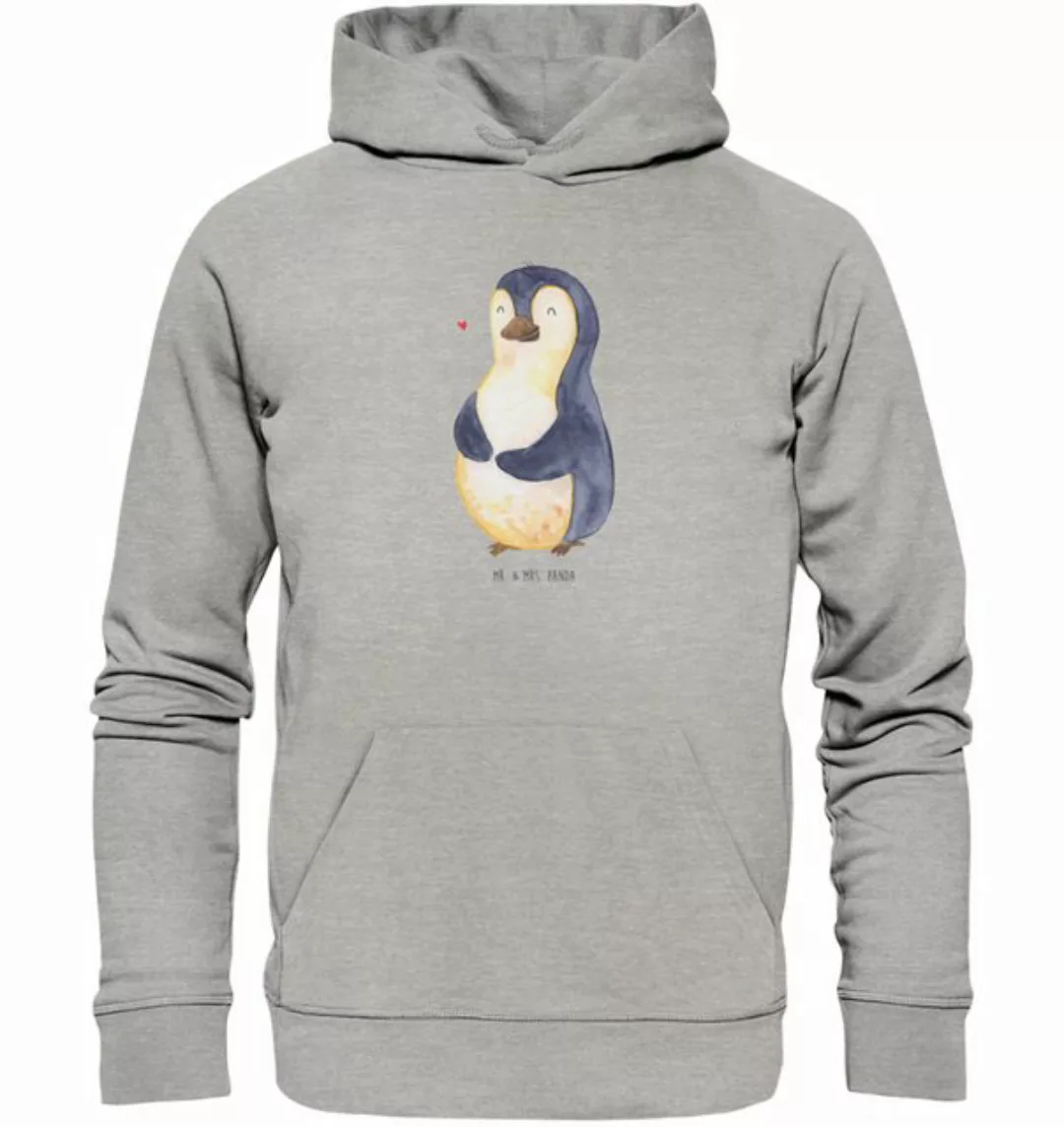 Mr. & Mrs. Panda Hoodie Pinguin Diät Größe XXL - Heather Grey - Geschenk, g günstig online kaufen