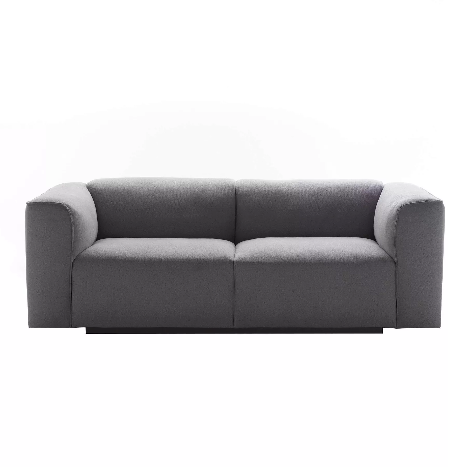MDF Italia - Mate 2012 2S Extra Sofa 2-Sitzer - hellgrau/Stoff Perth R395 3 günstig online kaufen